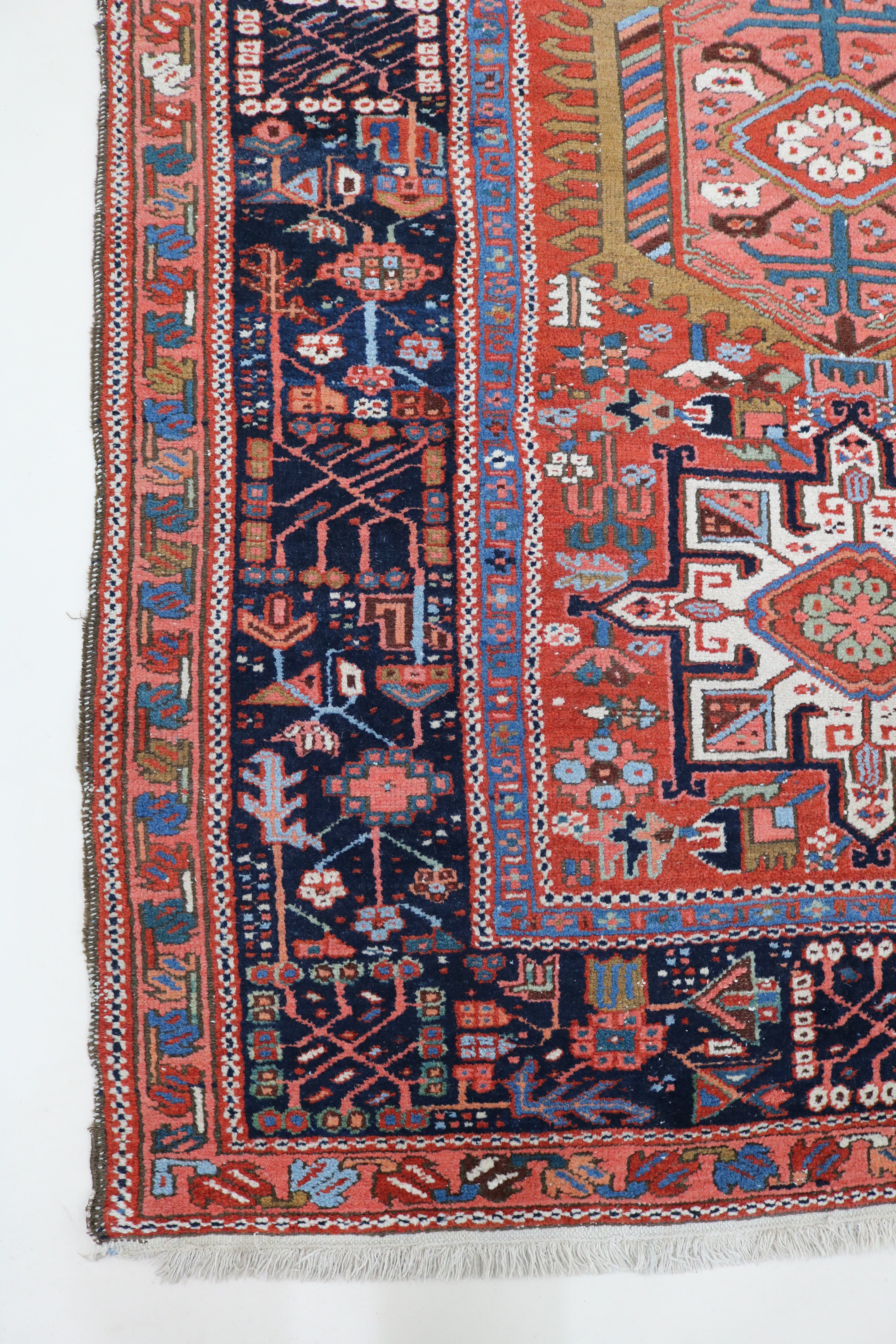 Antique Persian Karaja Rug, 188 × 138 cm, Circa 1910
