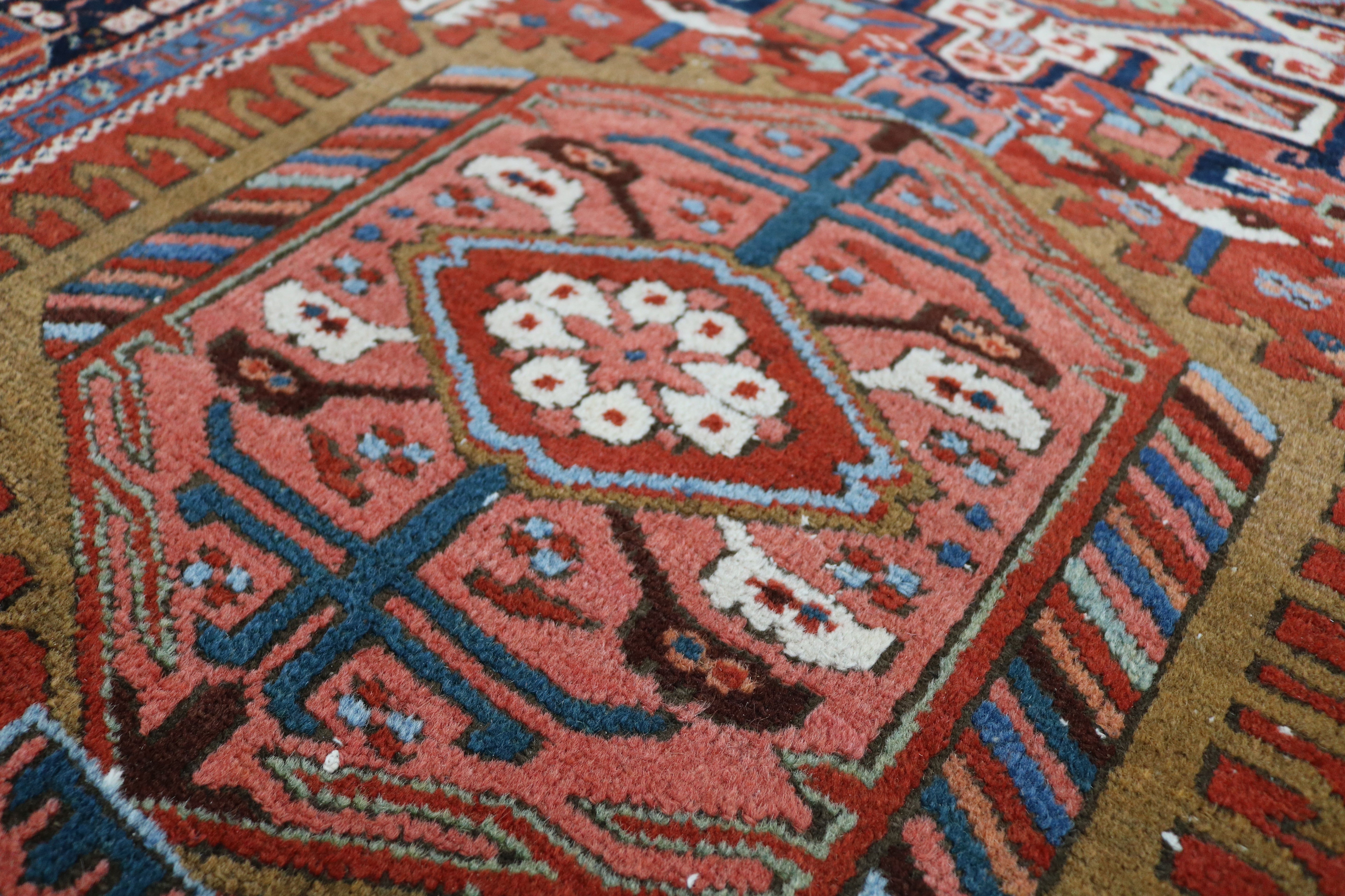 Antique Persian Karaja Rug, 188 × 138 cm, Circa 1910