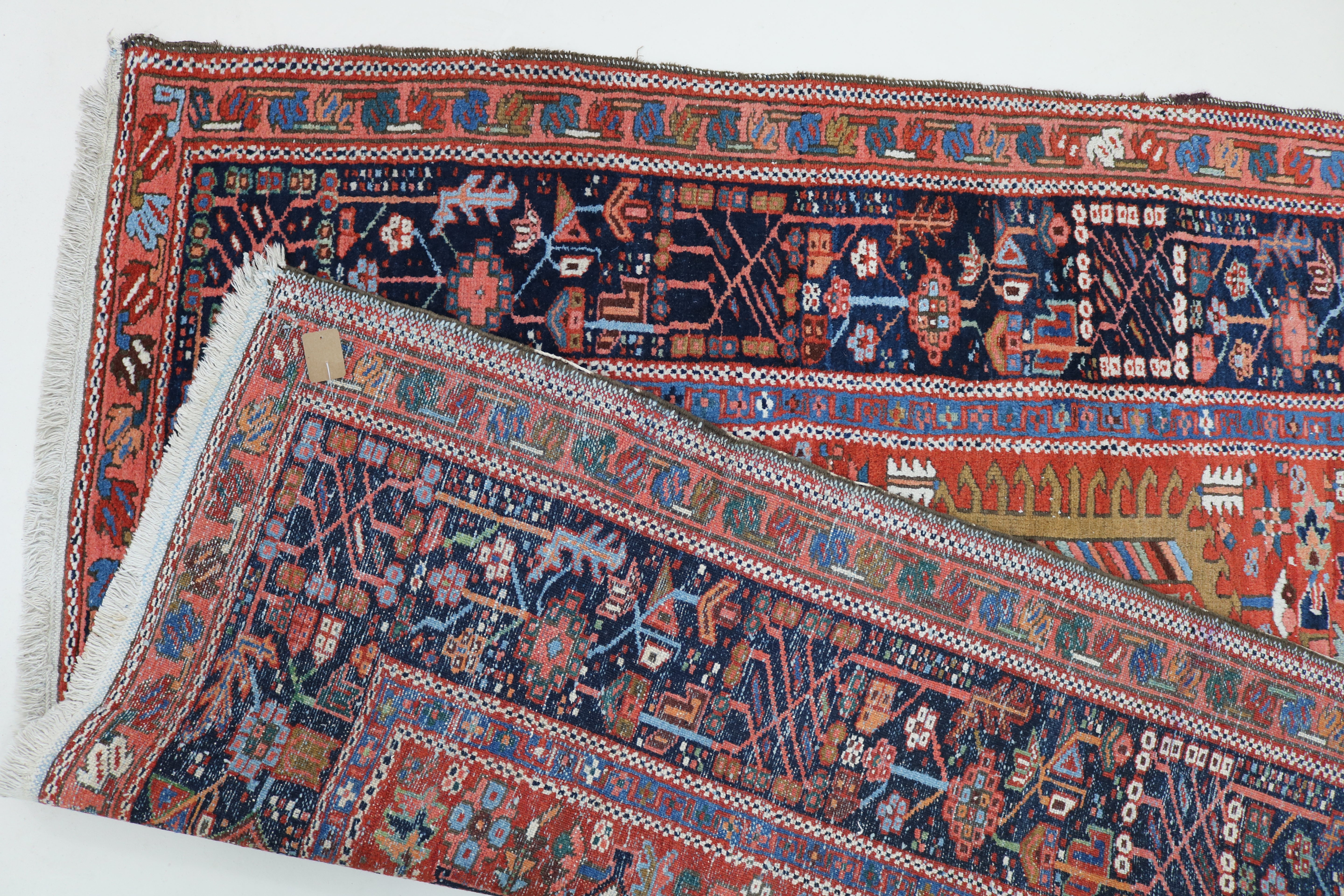 Antique Persian Karaja Rug, 188 × 138 cm, Circa 1910