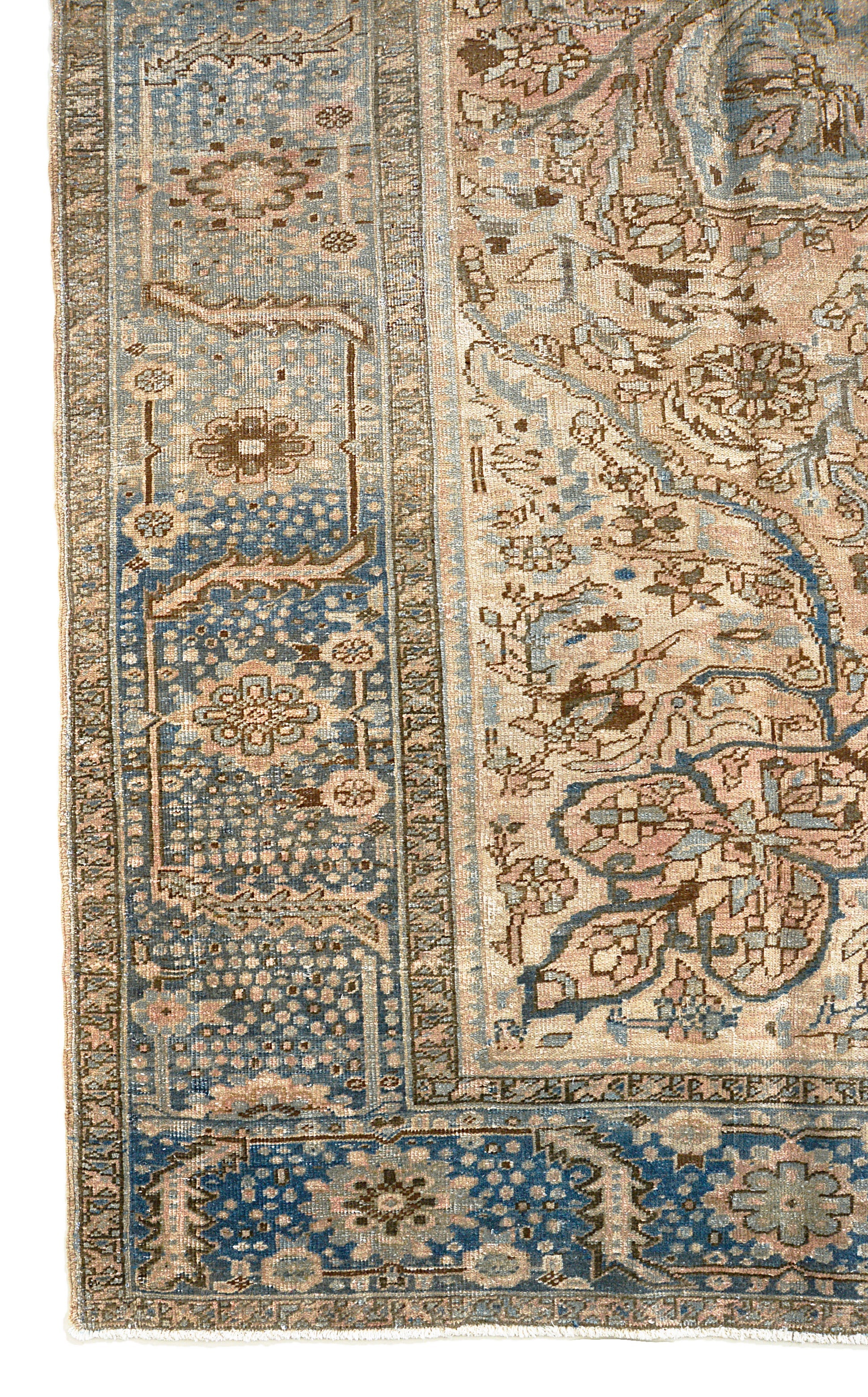 Vintage Persian Heriz Carpet 363x265 cm ca.1940