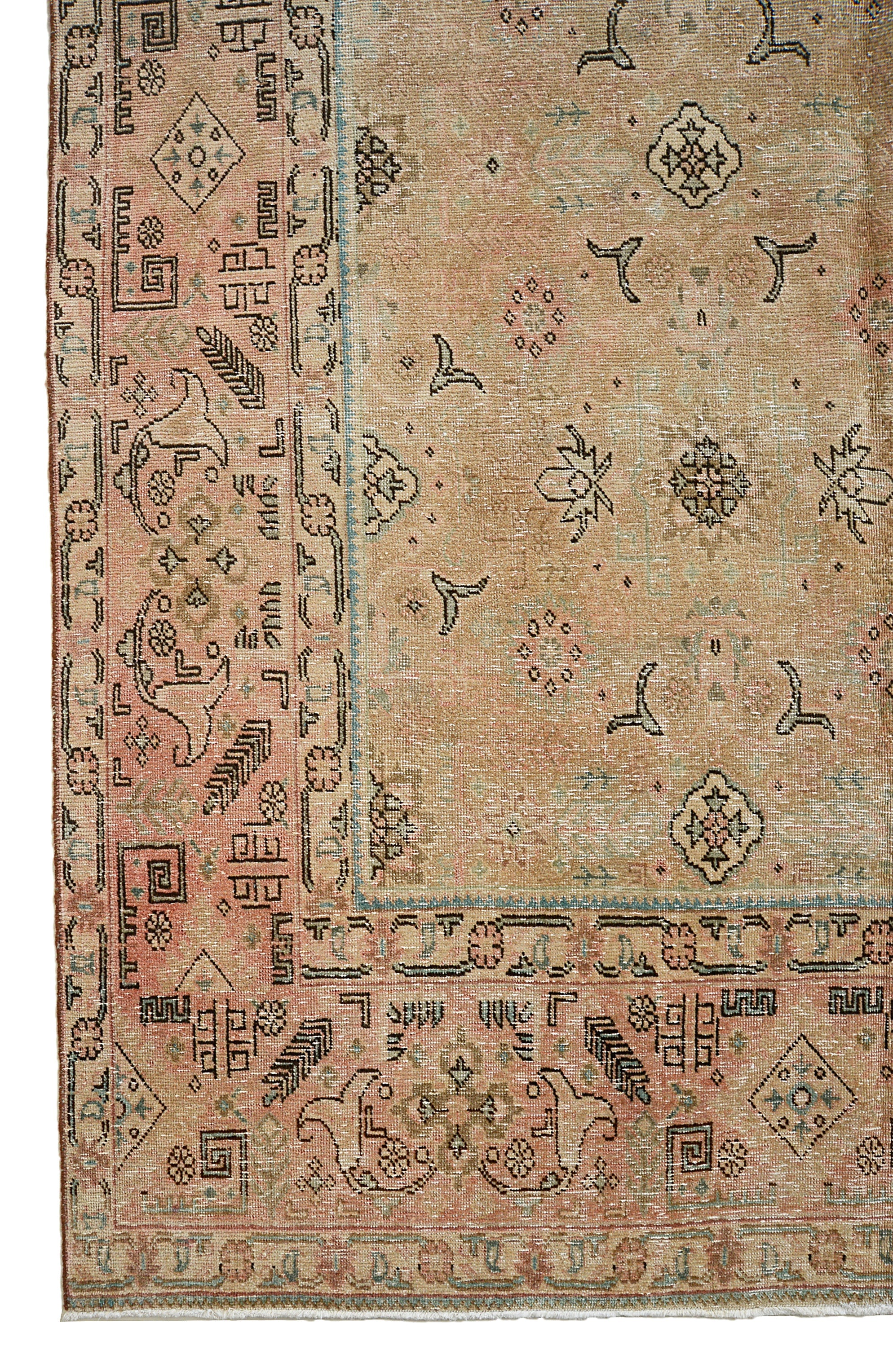 Vintage Persian Tabriz Carpet 383x297 cm ca.1960