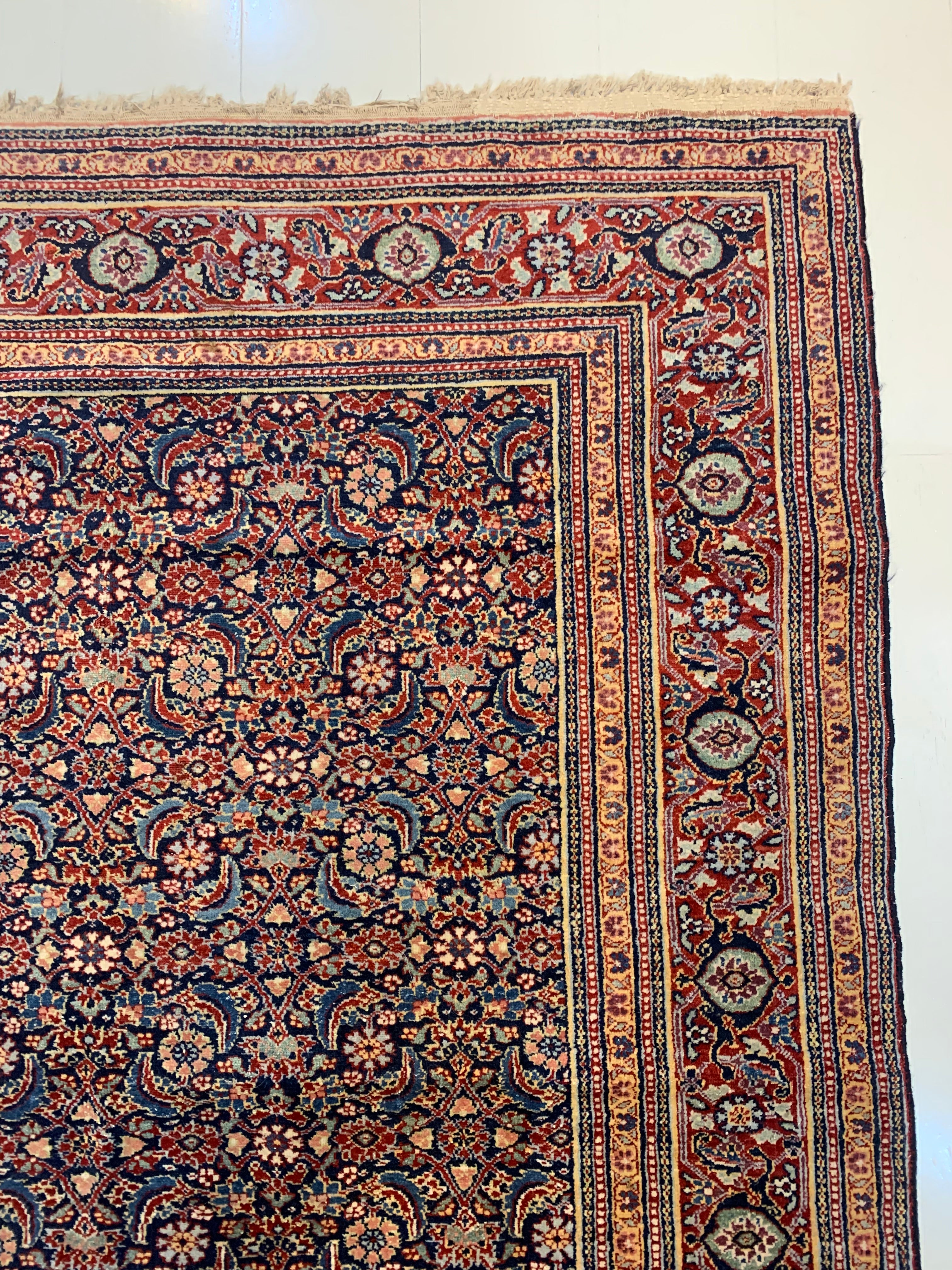 Antique Persian Tabriz Rug, 190 × 148 cm, Circa 1920