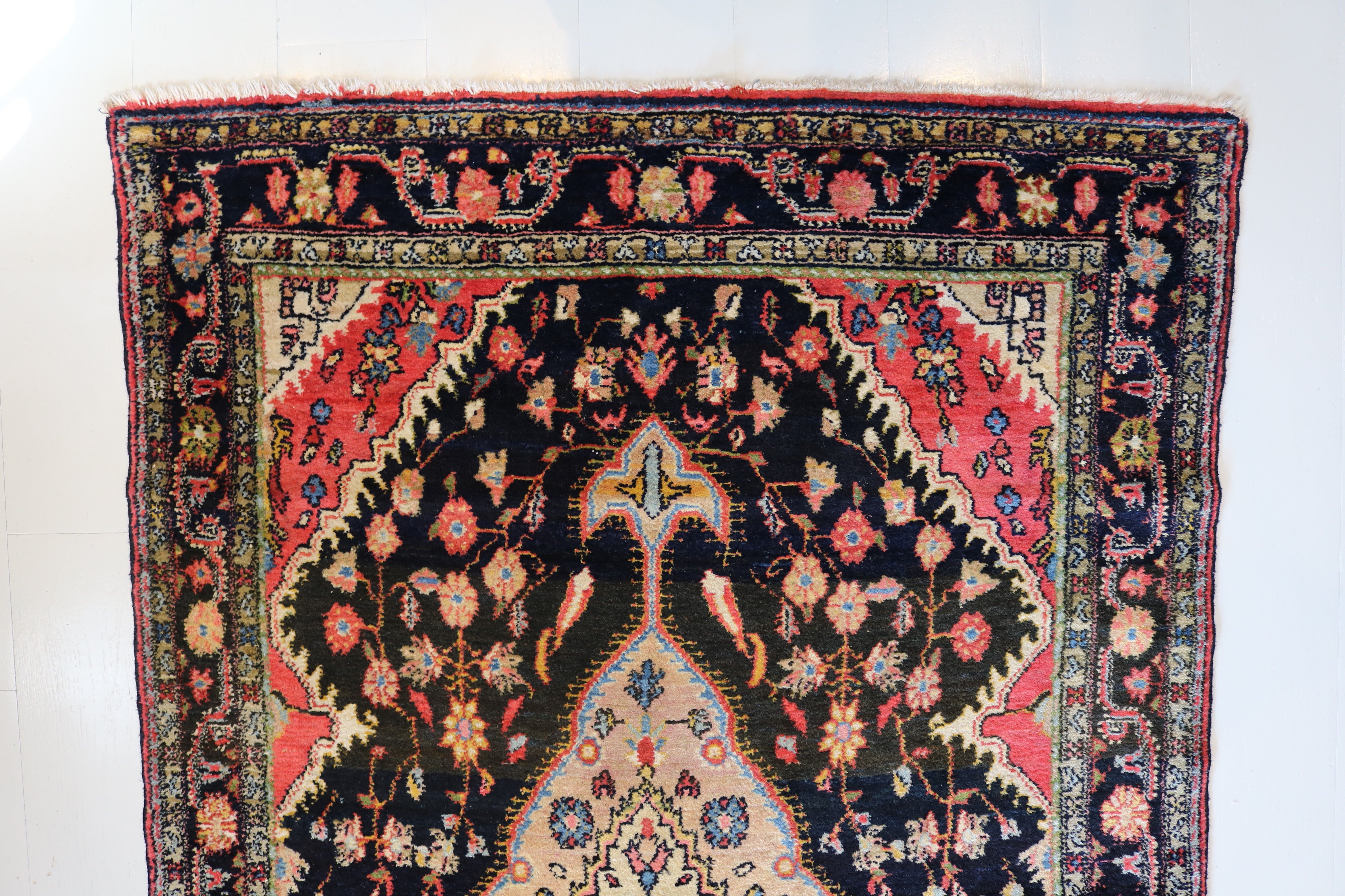 Antique Persian Jozan Rug, 191 × 131 cm, Circa 1920