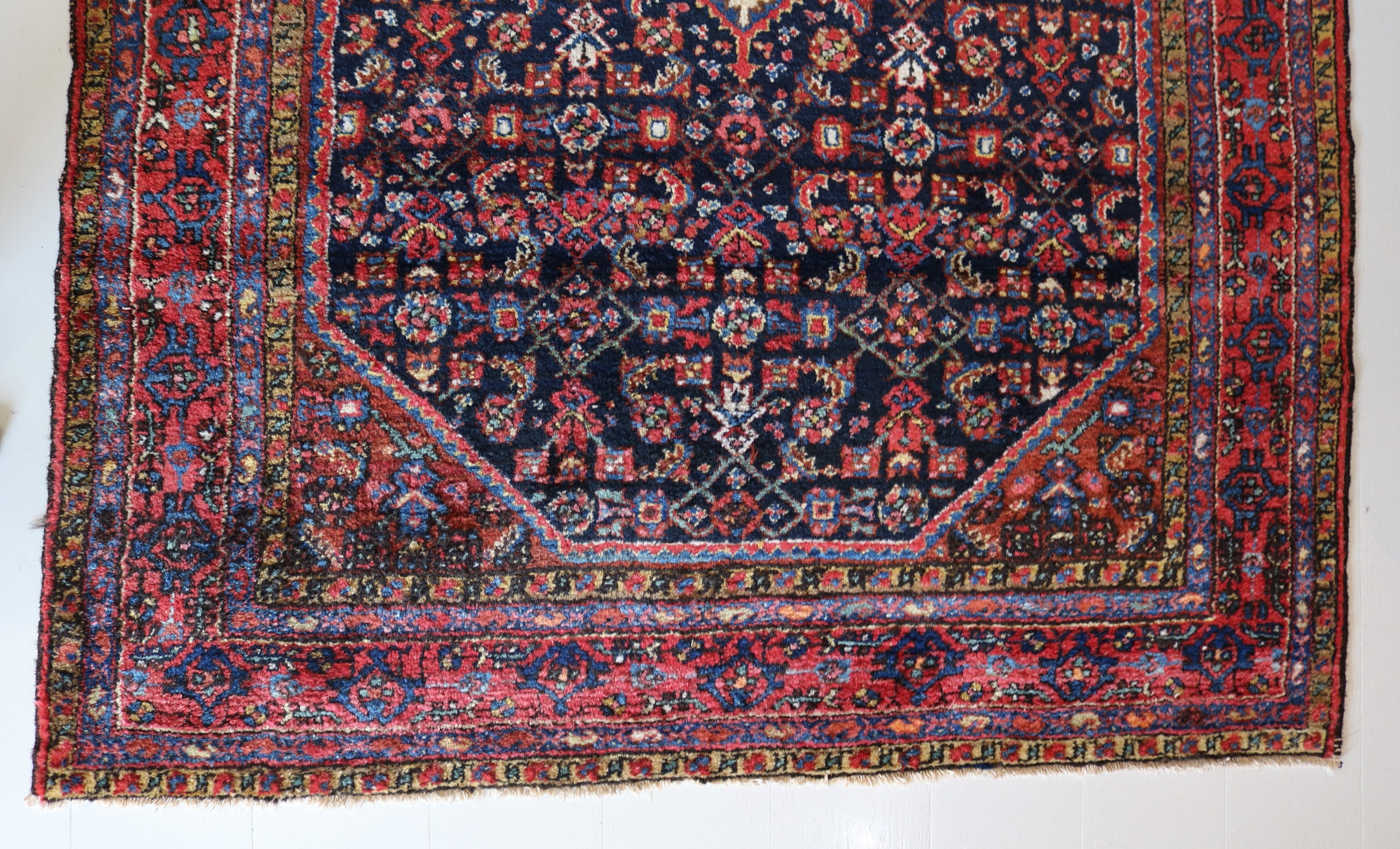 Fine Antique Persian Hamadan Rug, 144 × 200 cm, Circa 1920