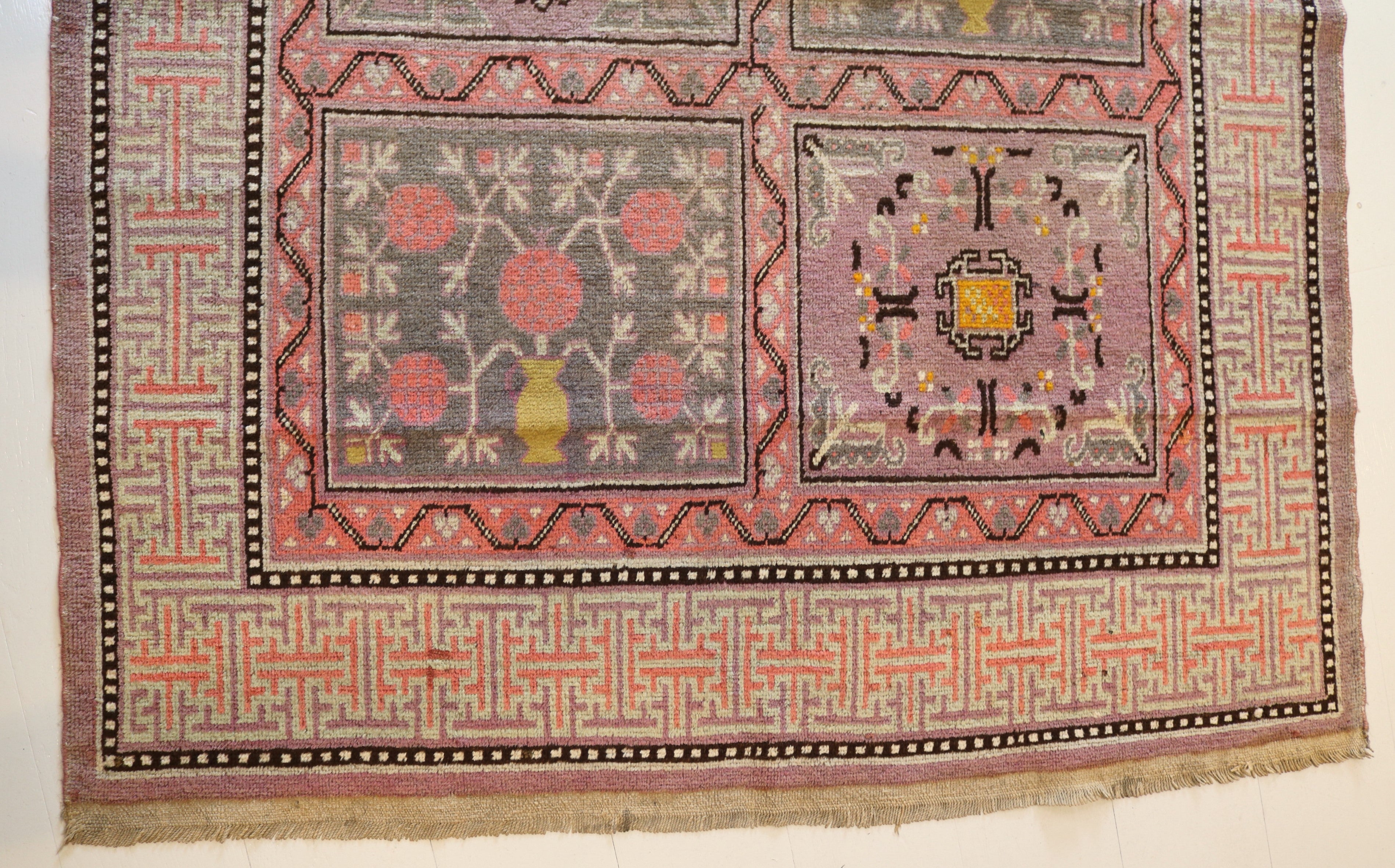 Antique East Turkestan Qotan (Khotan) Rug, 275 × 138 cm, Circa 1900