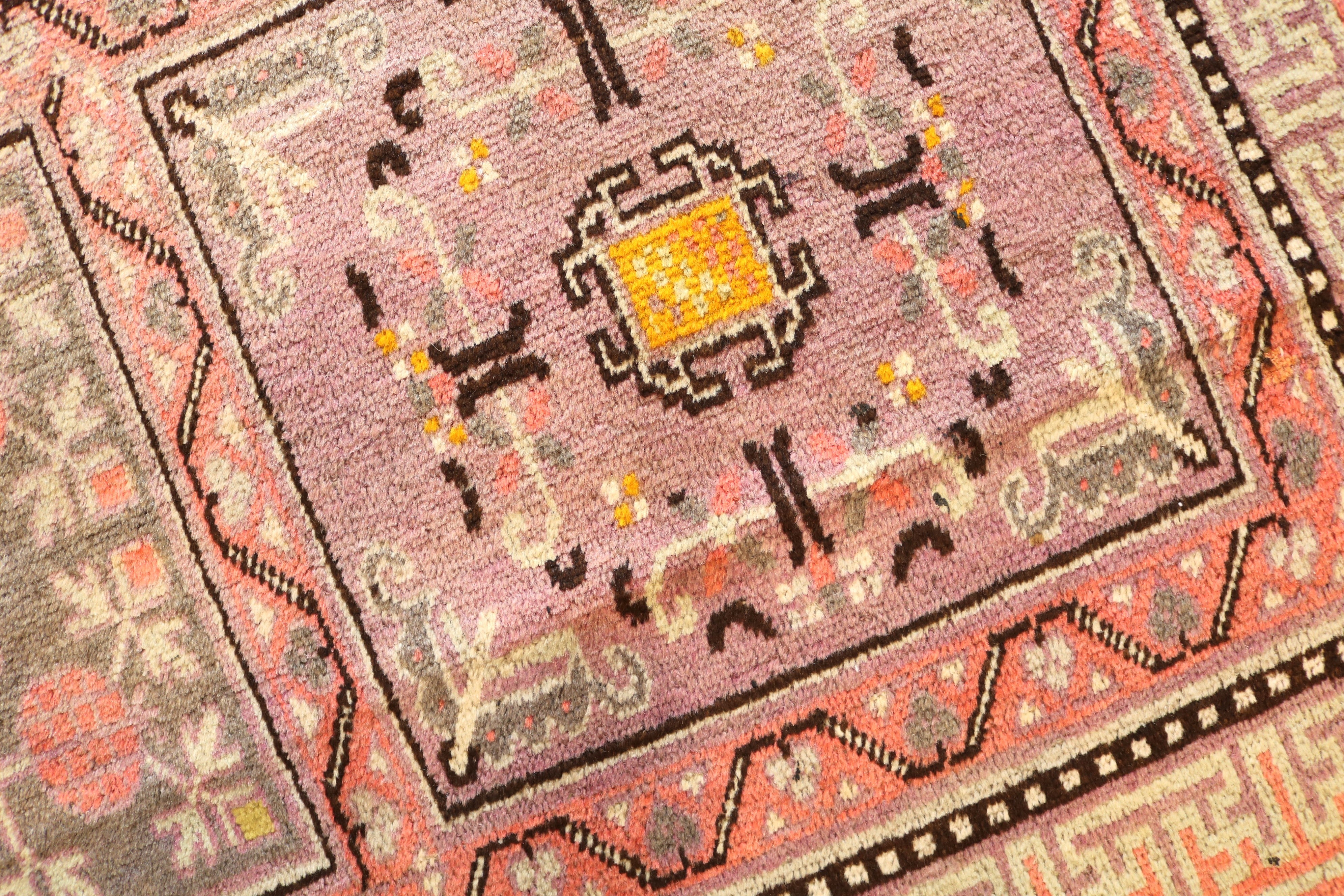 Antique East Turkestan Qotan (Khotan) Rug, 275 × 138 cm, Circa 1900