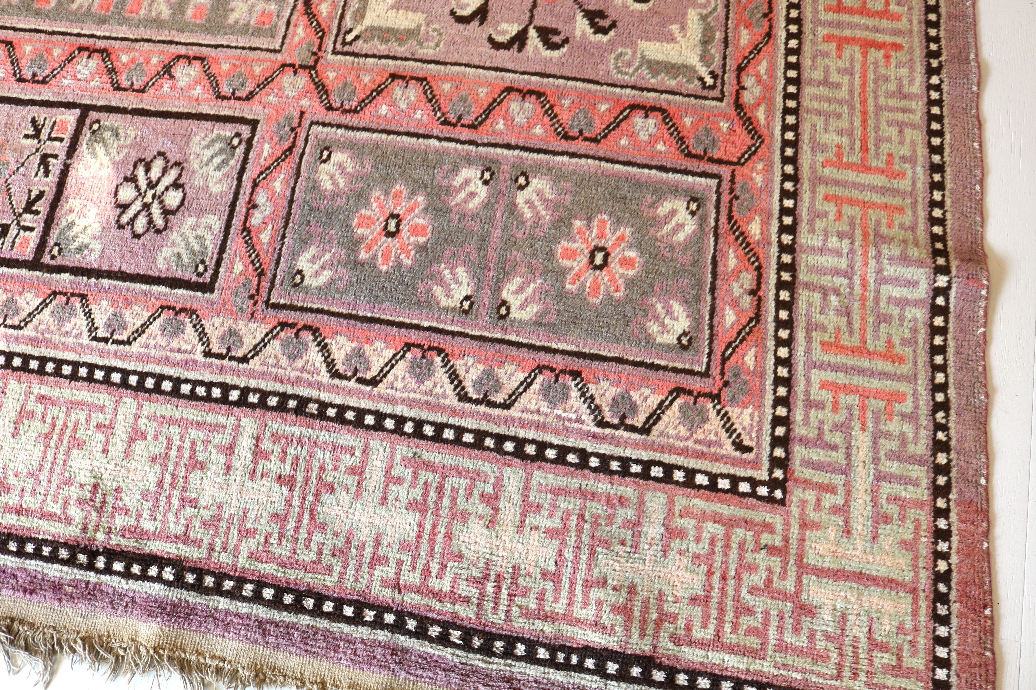 Antique East Turkestan Qotan (Khotan) Rug, 275 × 138 cm, Circa 1900
