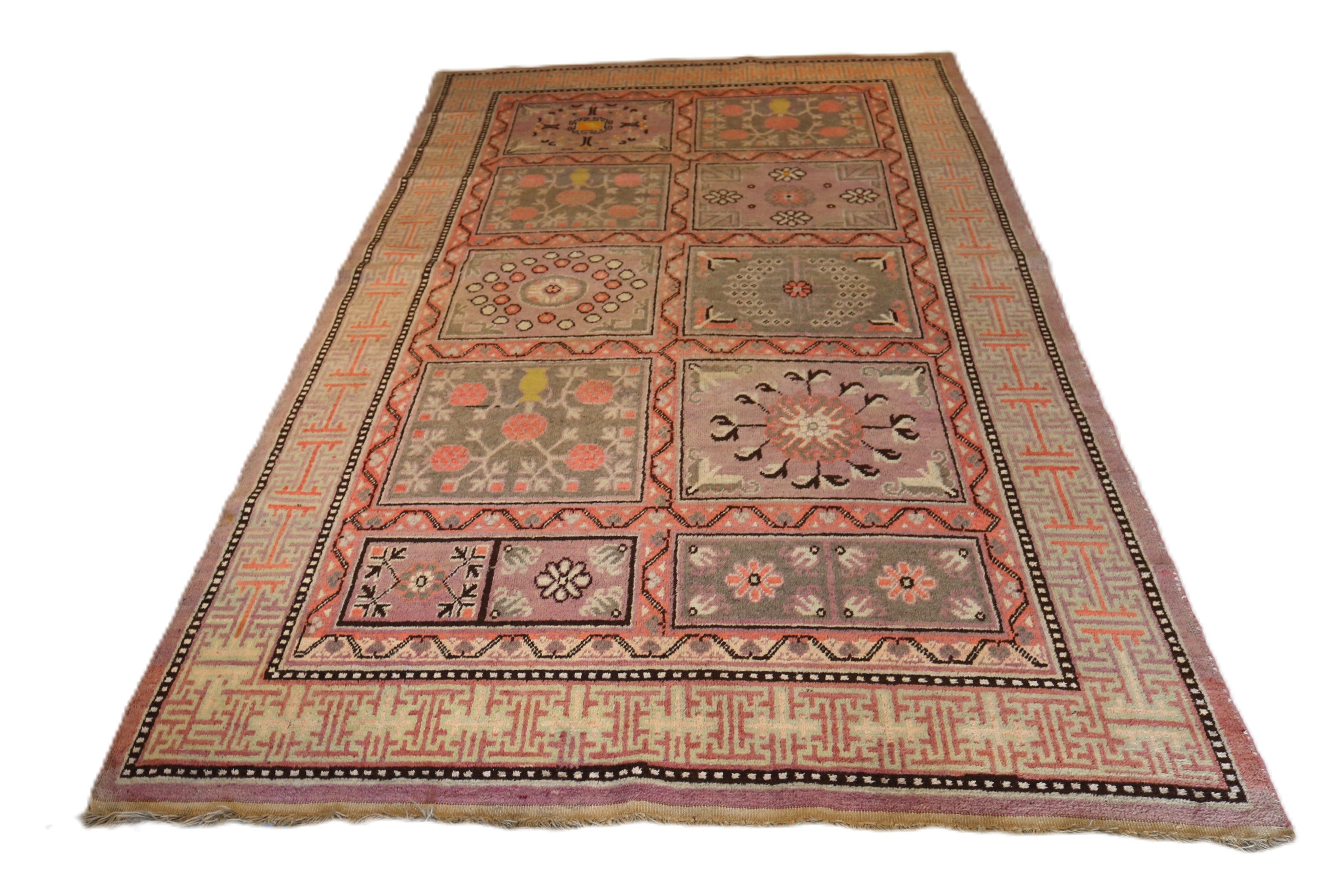 Antique East Turkestan Qotan (Khotan) Rug, 275 × 138 cm, Circa 1900