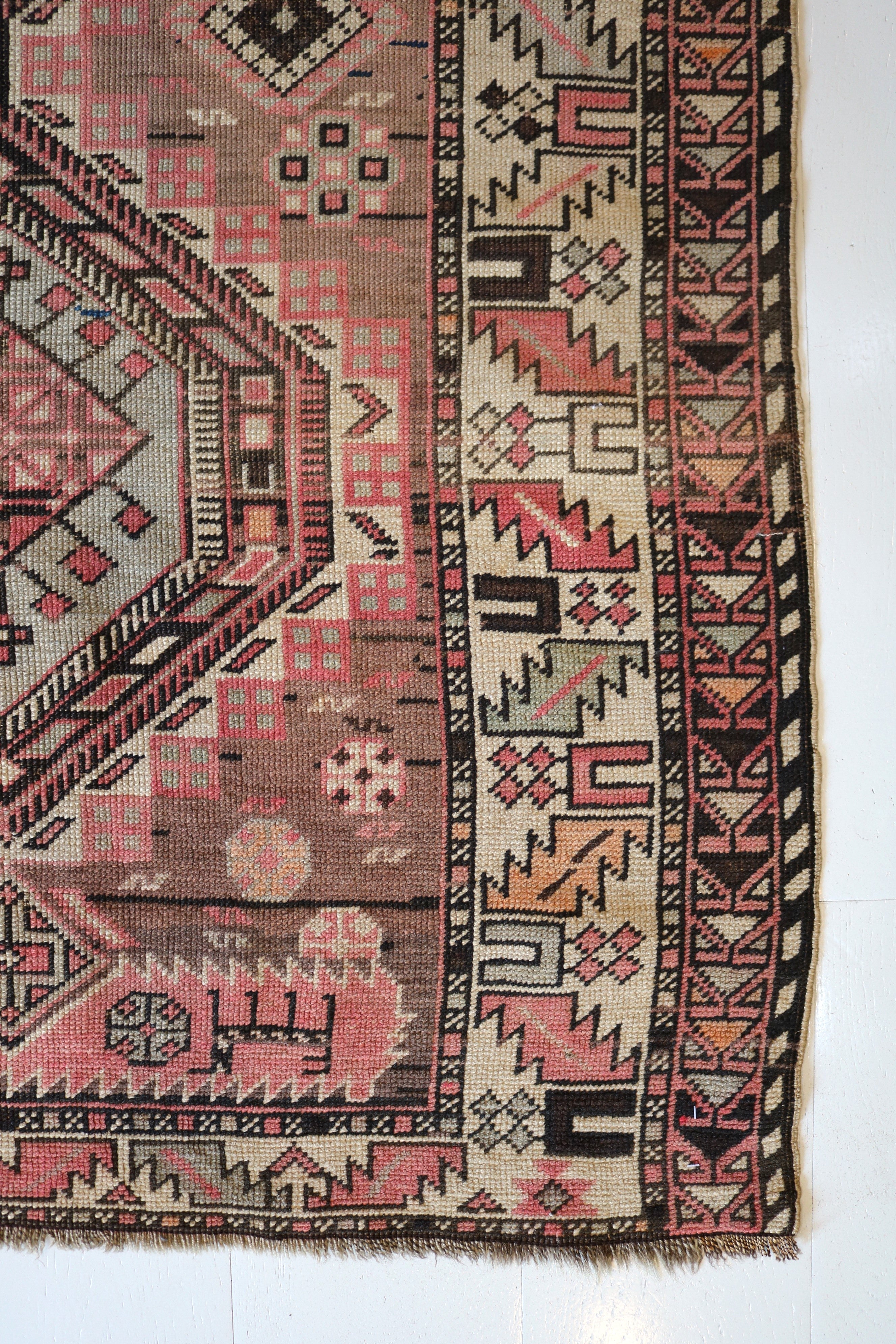 Antique Caucasian Shirvan Rug, 255 × 152 cm, Circa 1900