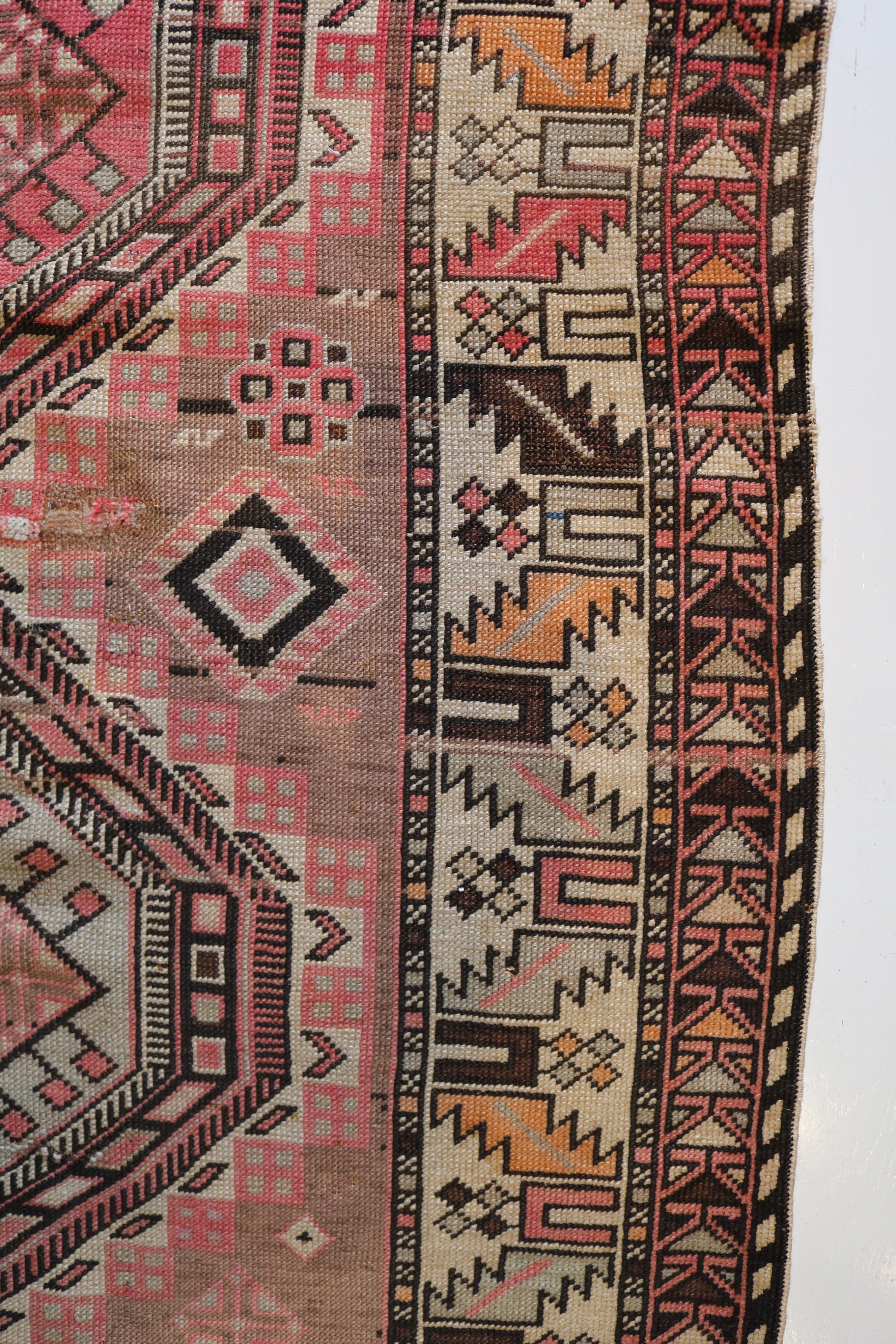 Antique Caucasian Shirvan Rug, 255 × 152 cm, Circa 1900