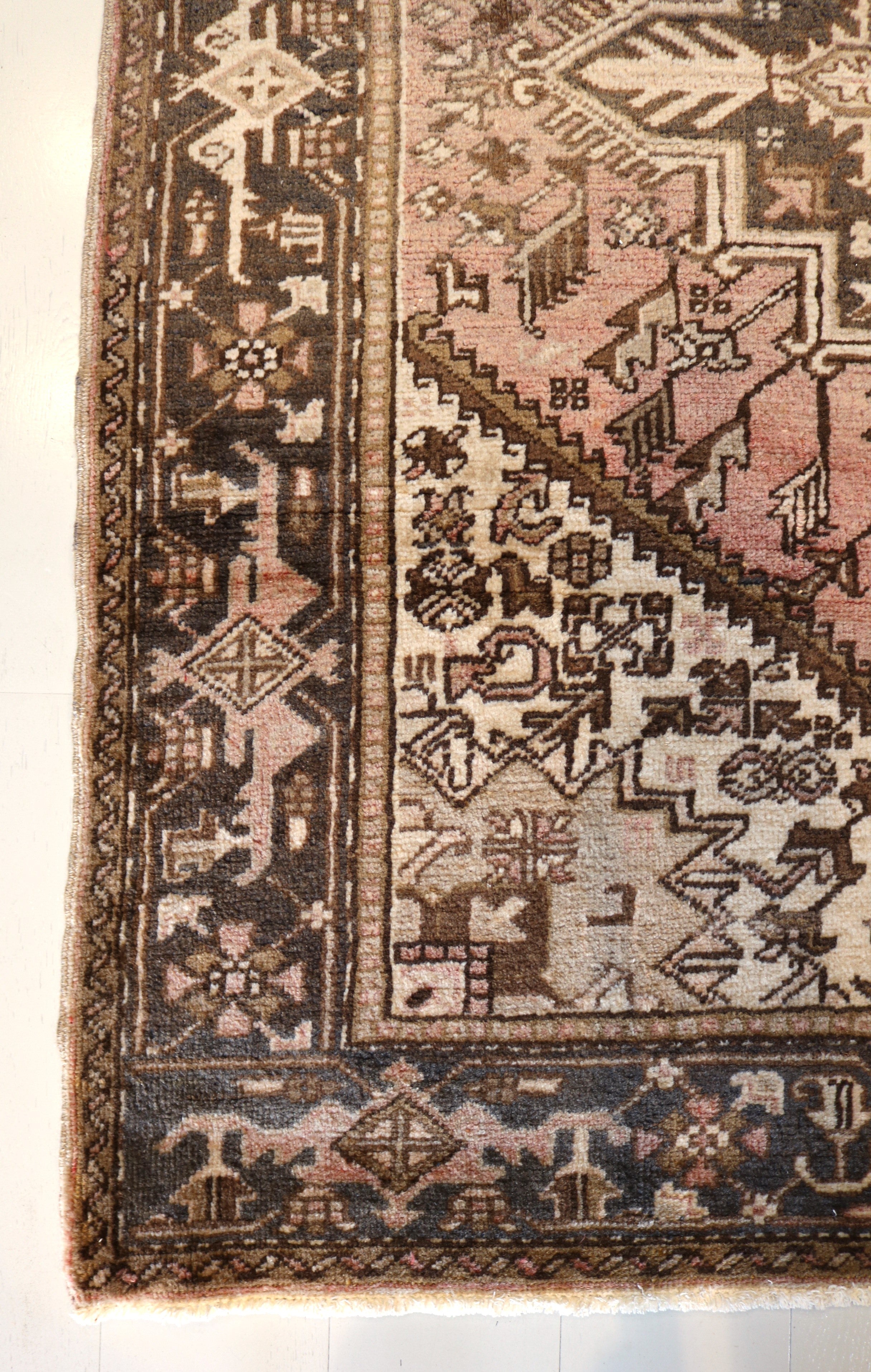 Antique Persian Heriz Rug, 197 × 152 cm, Circa 1930