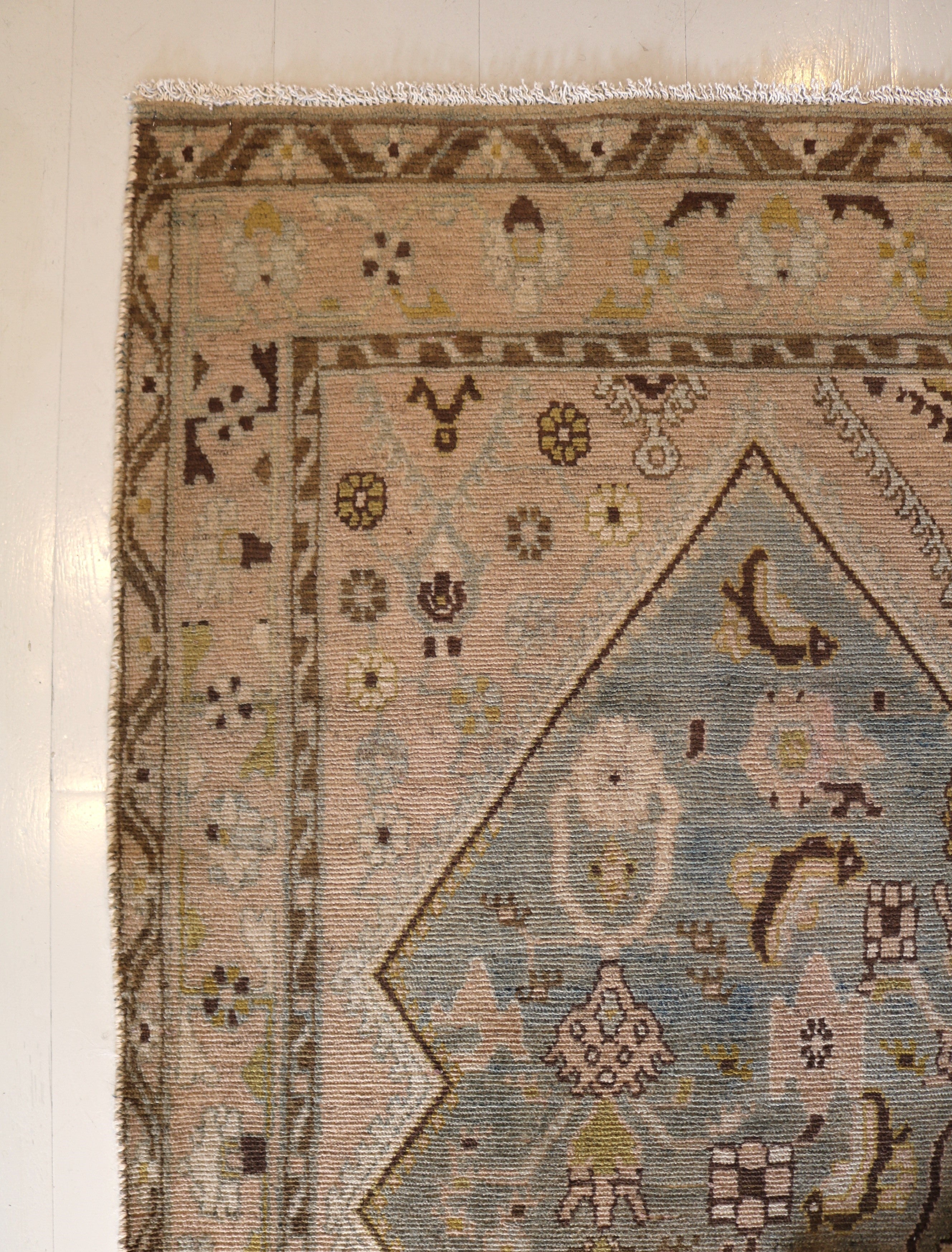 Antique Persian Malayer Rug, 230 × 143 cm, Circa 1940