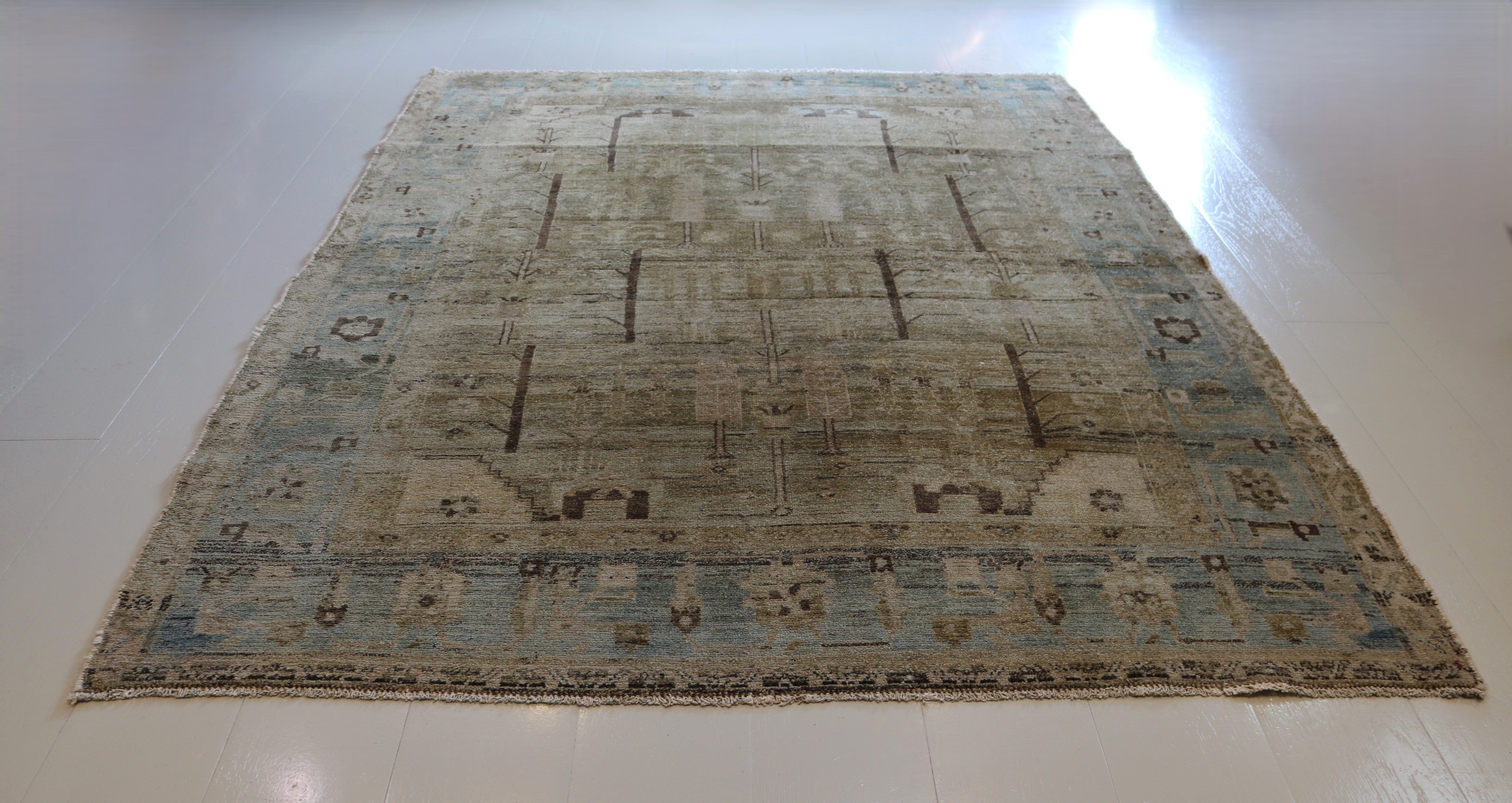Antique Persian Malayer Rug, 225 × 160 cm, Circa 1920