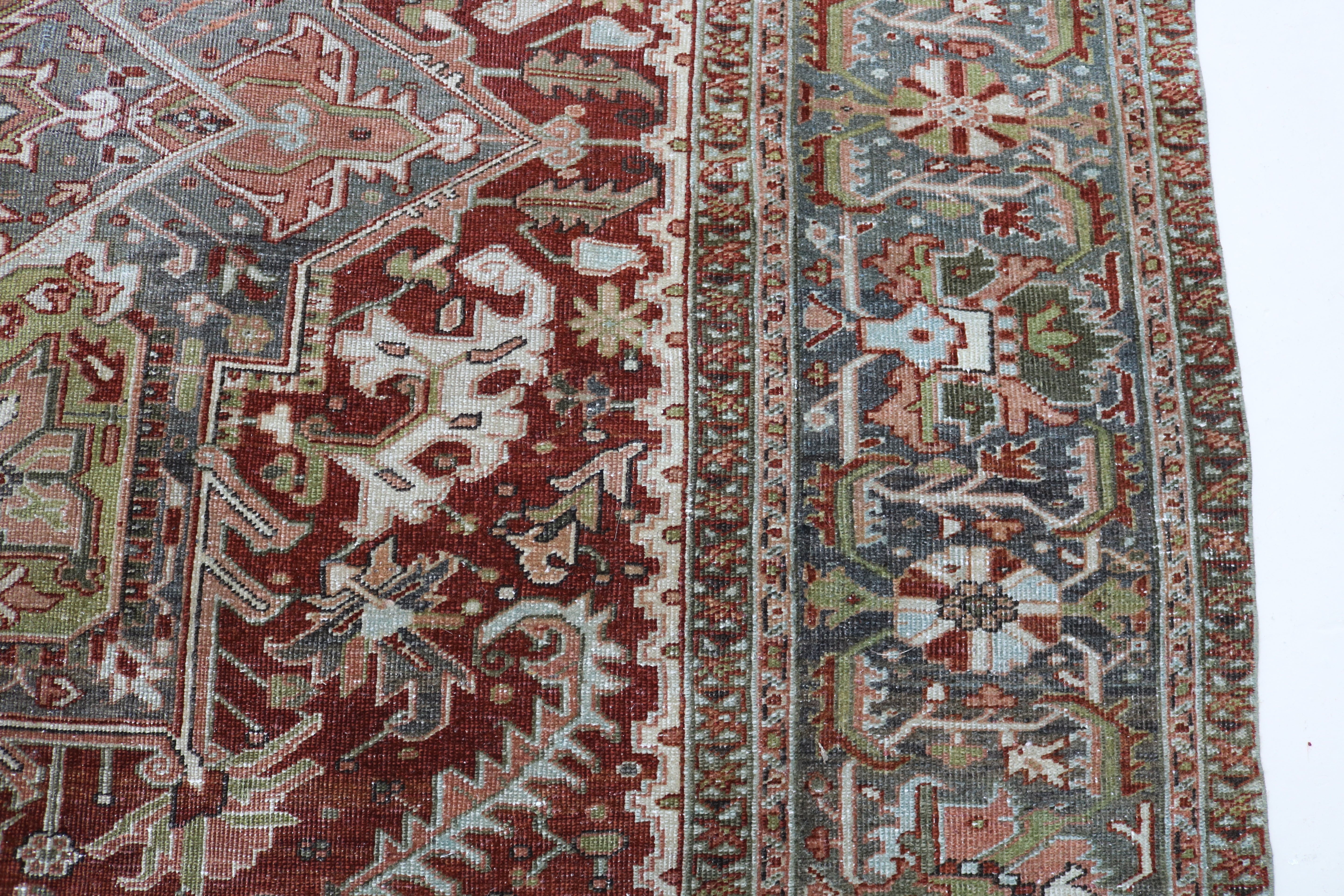 Antique Persian Heriz Carpet, 403 × 292 cm, Circa 1930