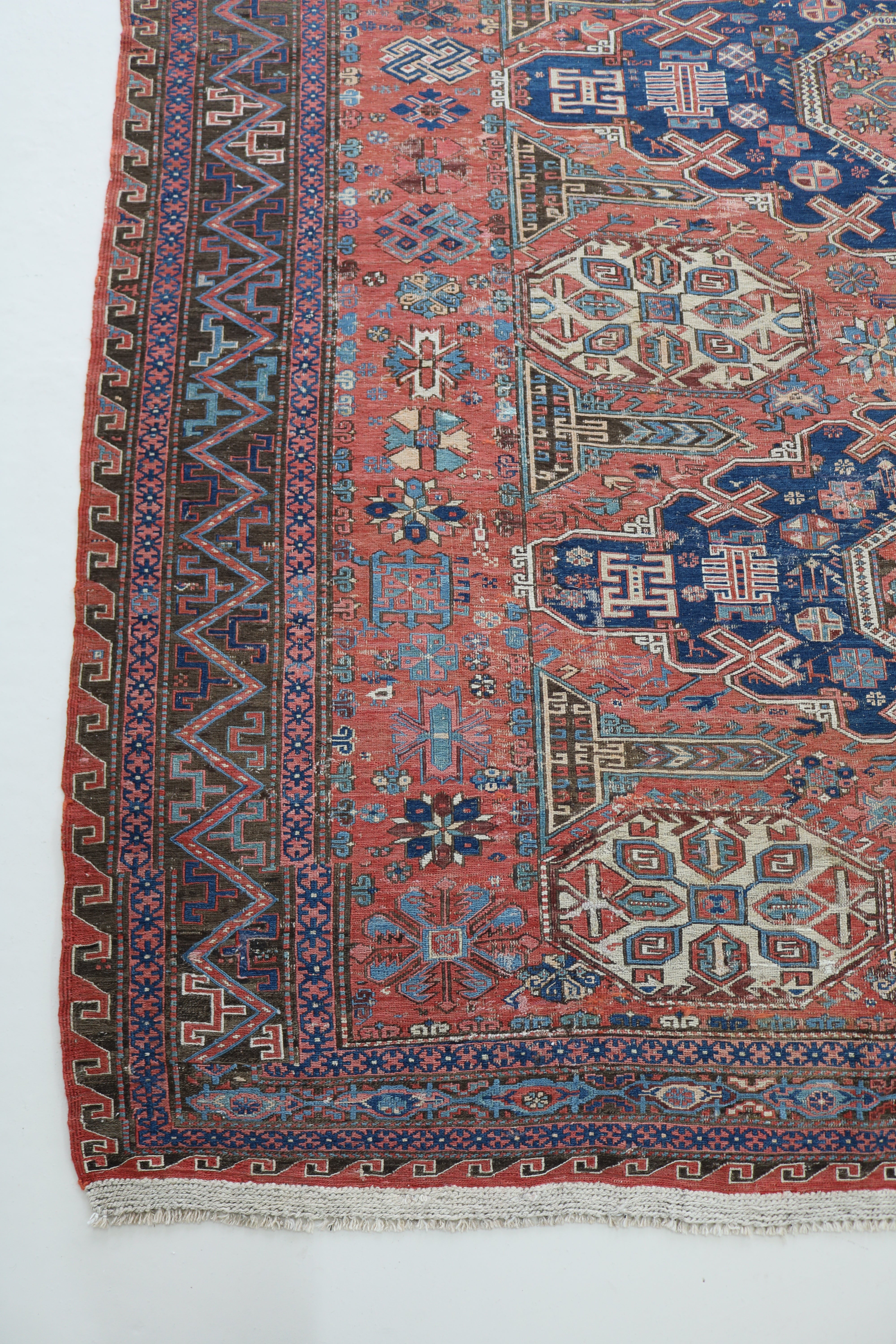 Antique Caucasian Sumak Carpet, 335 × 265 cm, Circa 1900