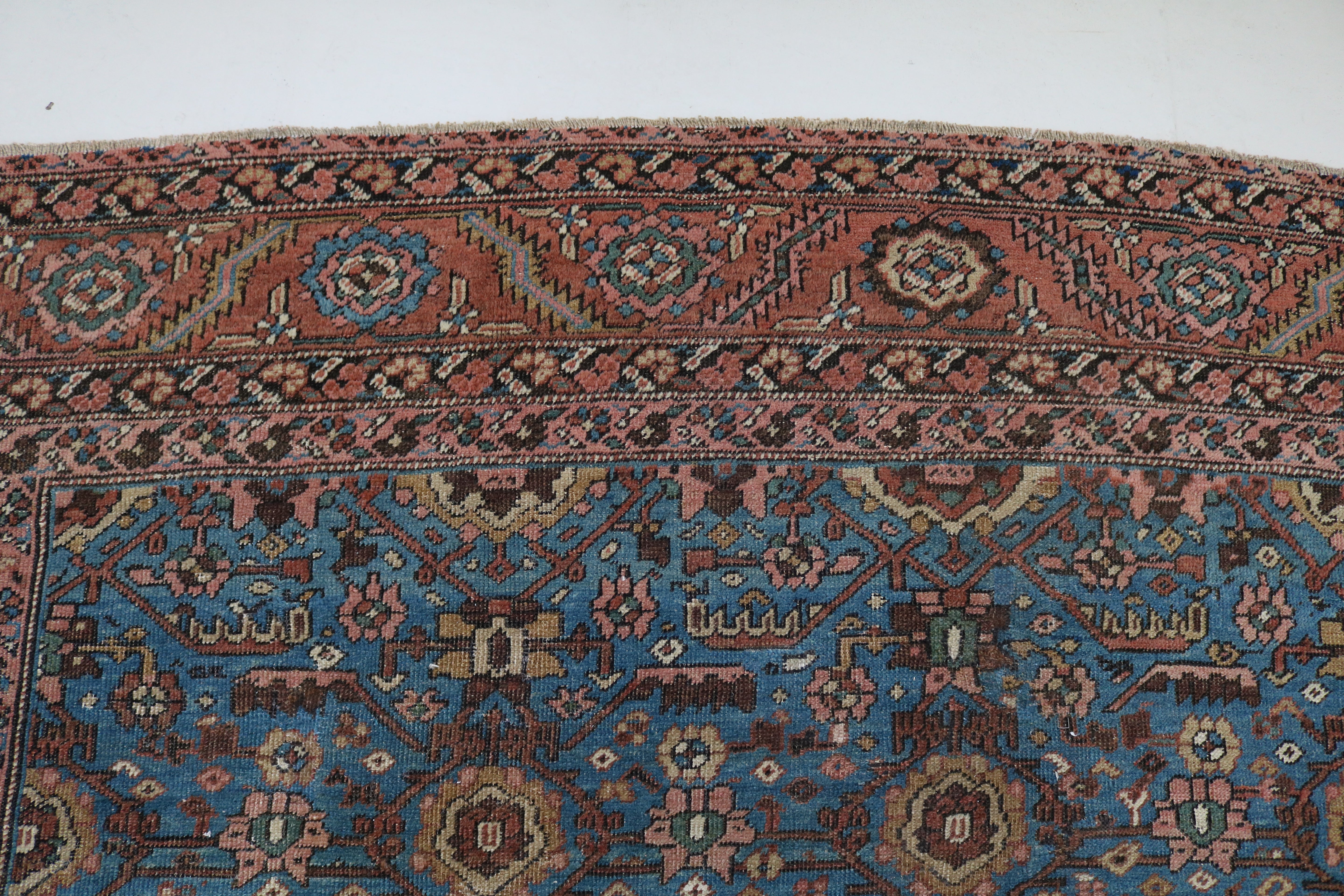 Antique Persian Bakshayesh Carpet, 402 × 260 cm, Circa 1880