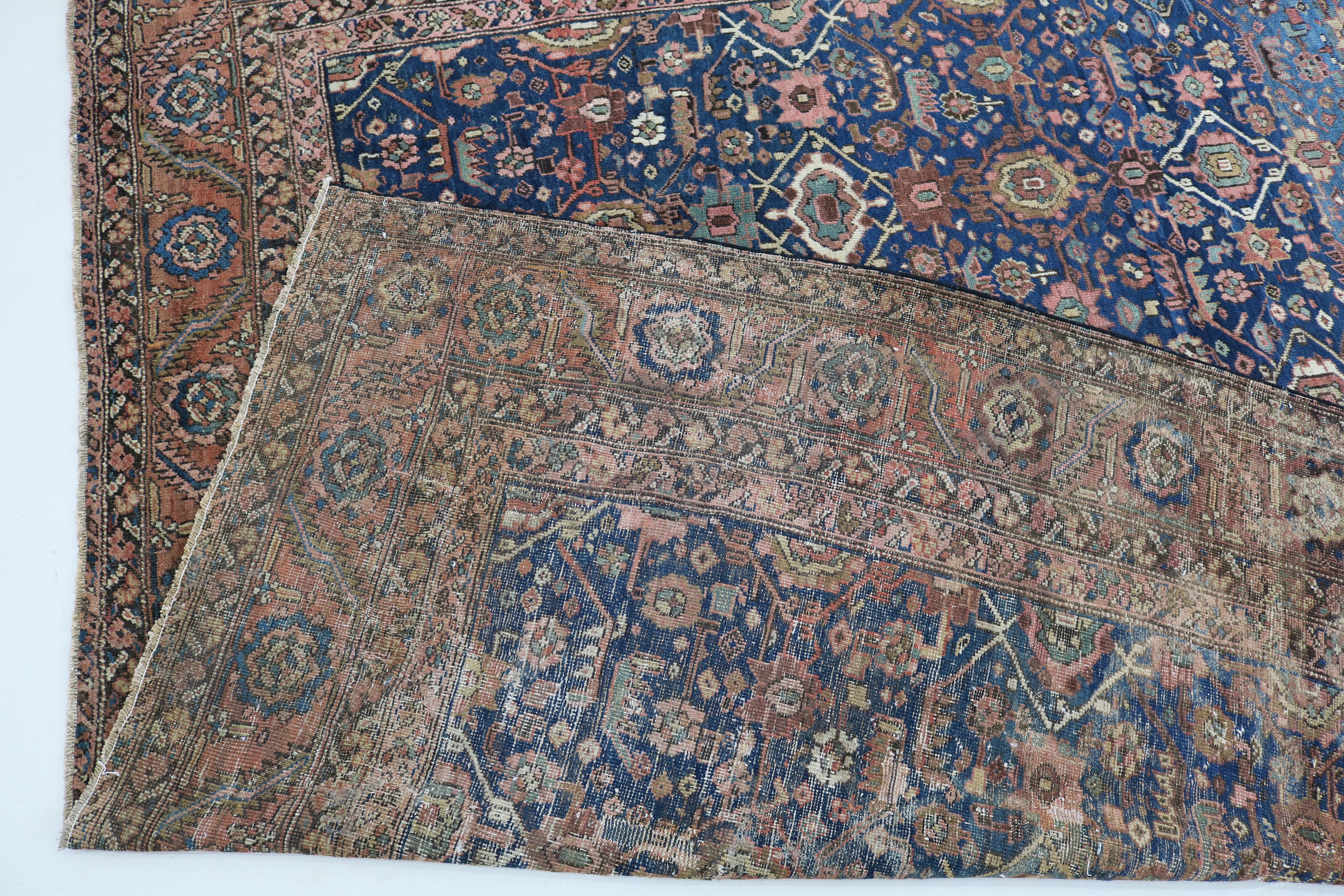 Antique Persian Bakshayesh Carpet, 402 × 260 cm, Circa 1880