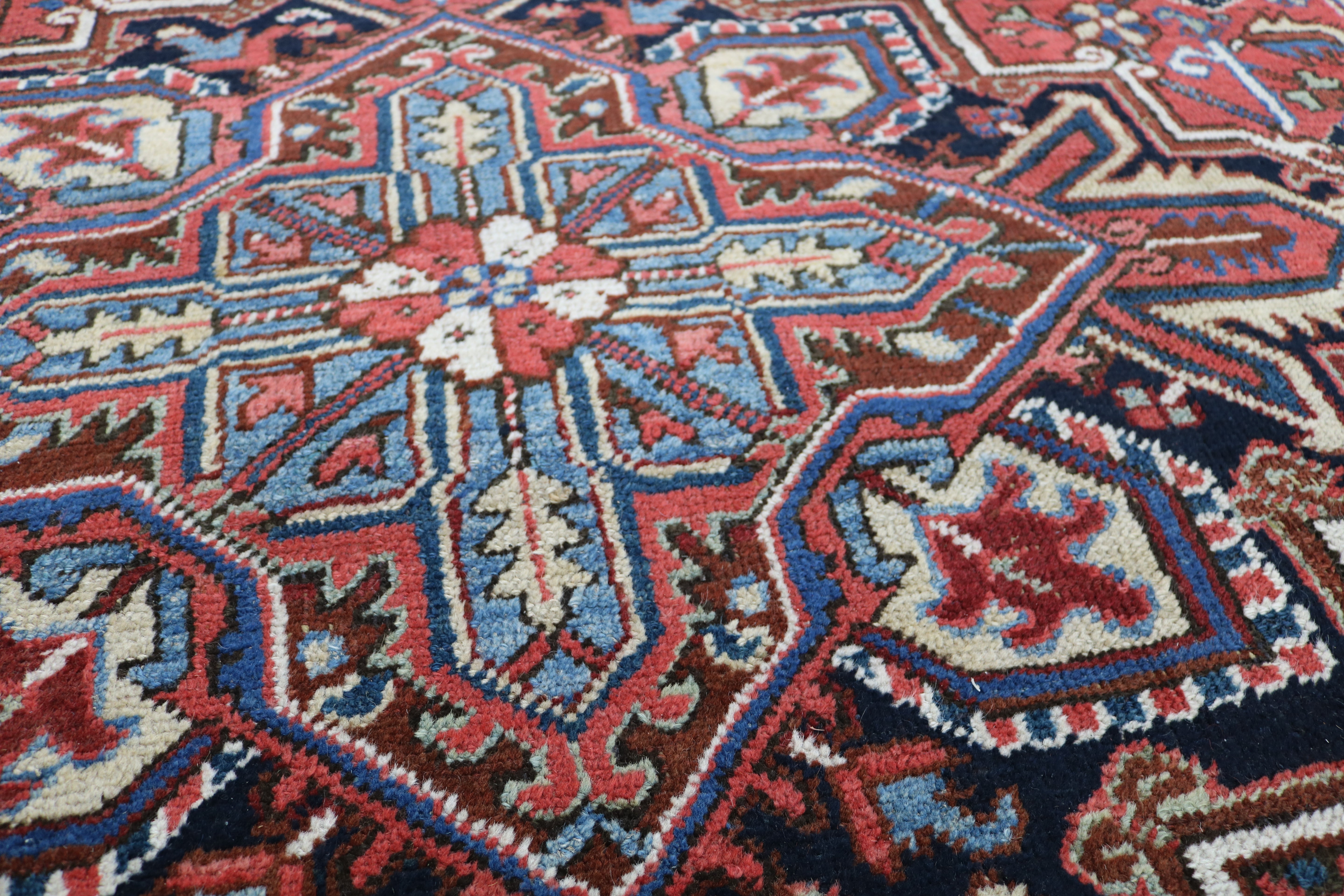 Antique Persian Heriz Carpet, 290 × 215 cm, Circa 1930