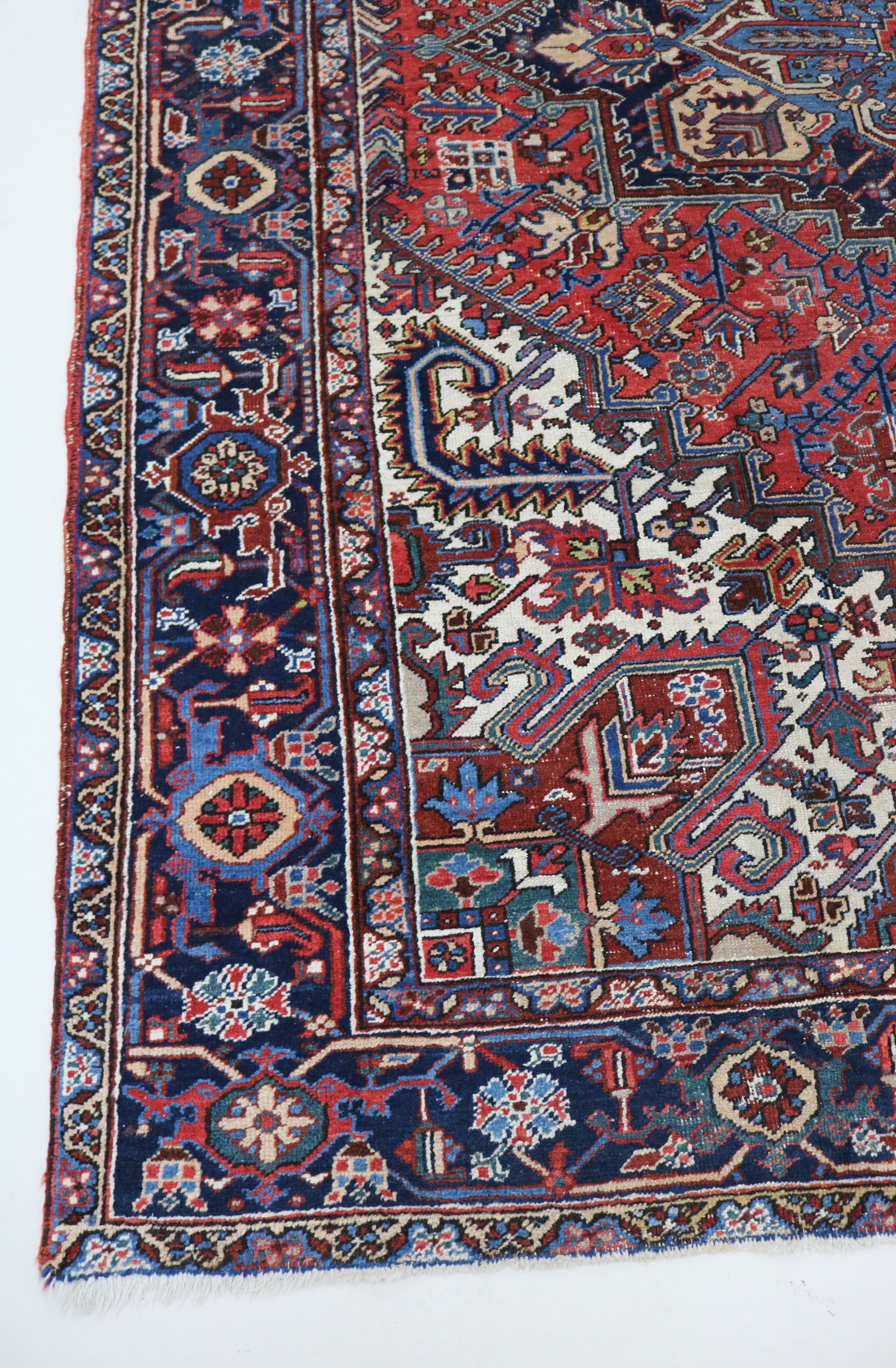 Antique Persian Heriz Carpet, 312 × 251 cm, Circa 1930