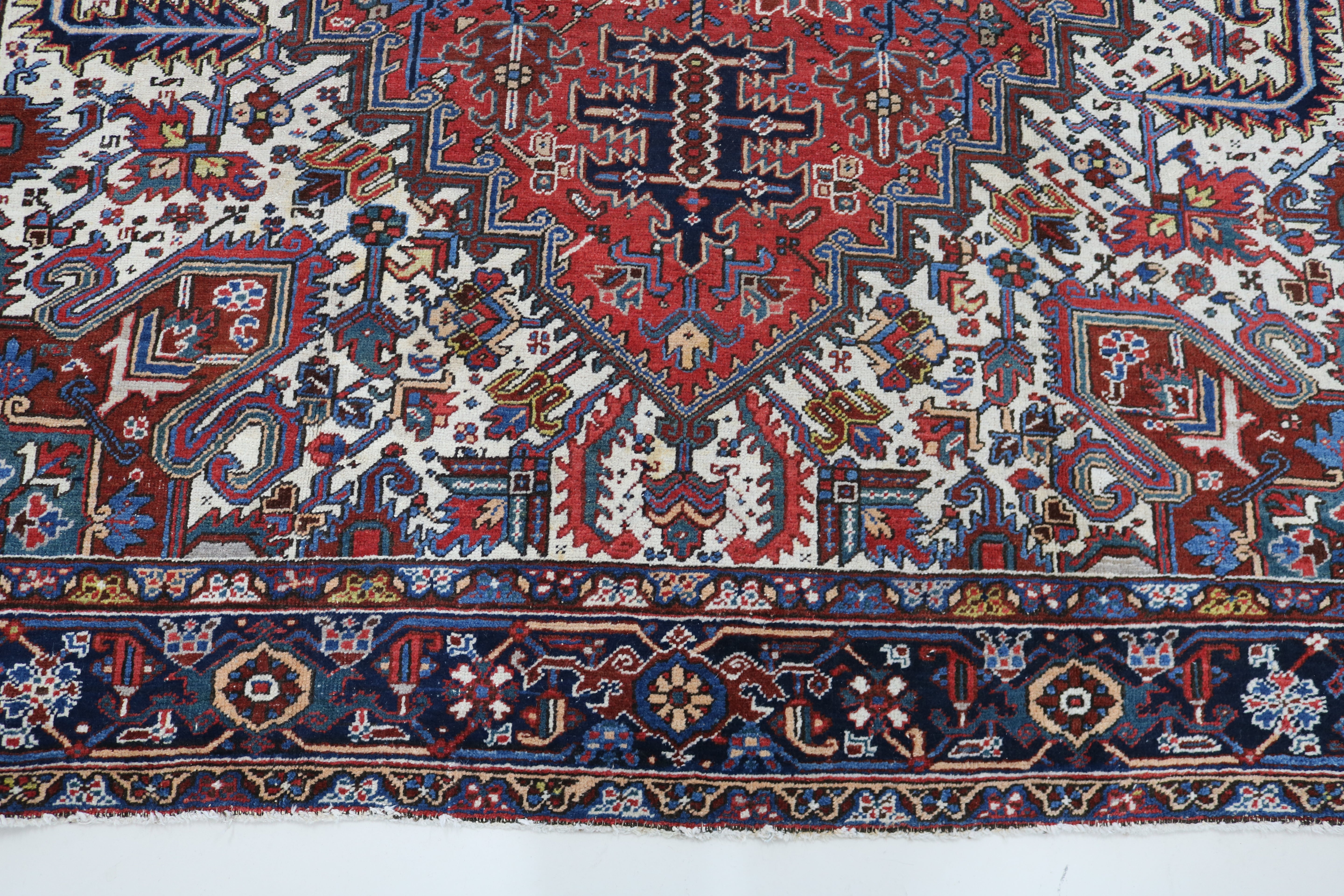 Antique Persian Heriz Carpet, 312 × 251 cm, Circa 1930