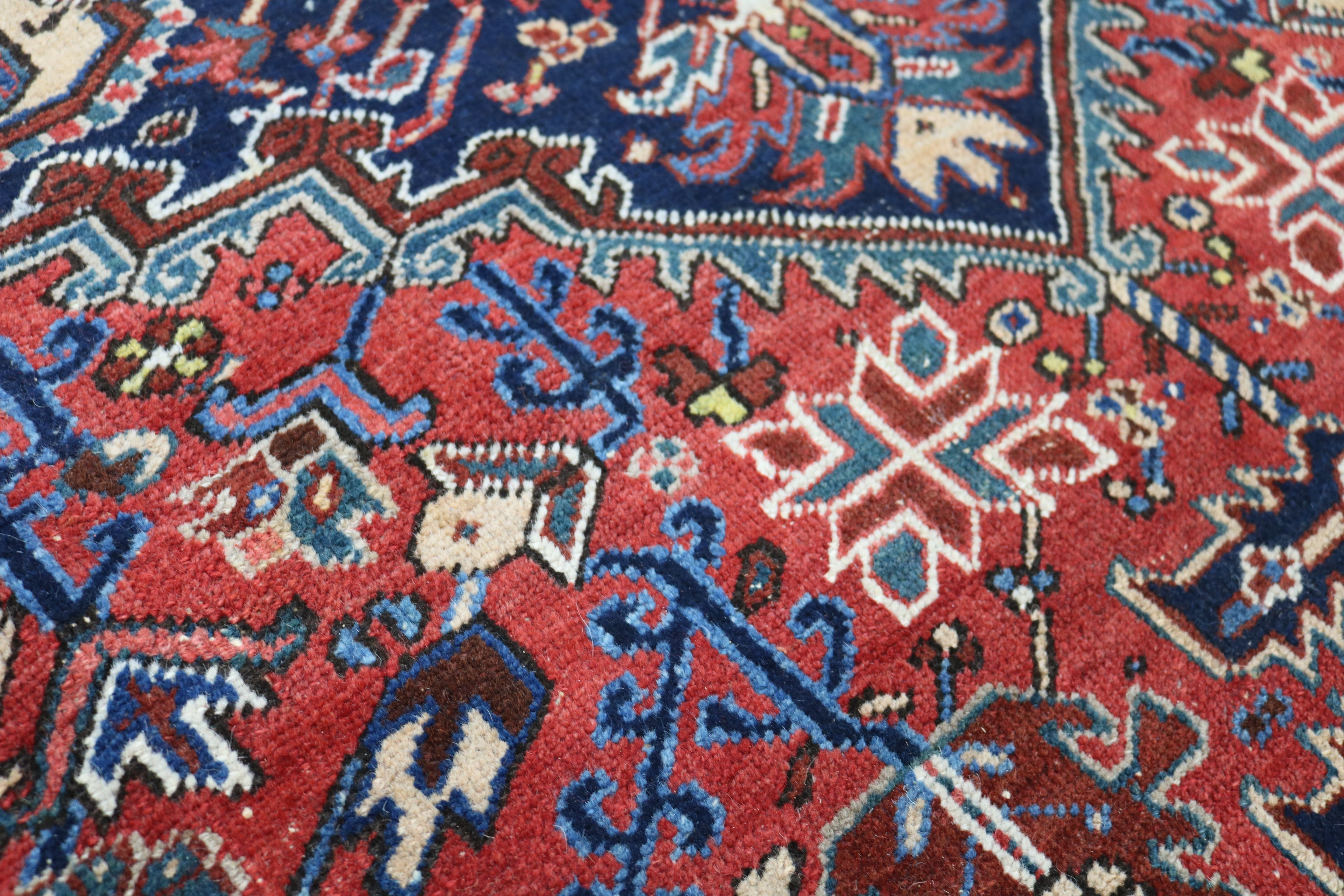 Antique Persian Heriz Carpet, 312 × 251 cm, Circa 1930