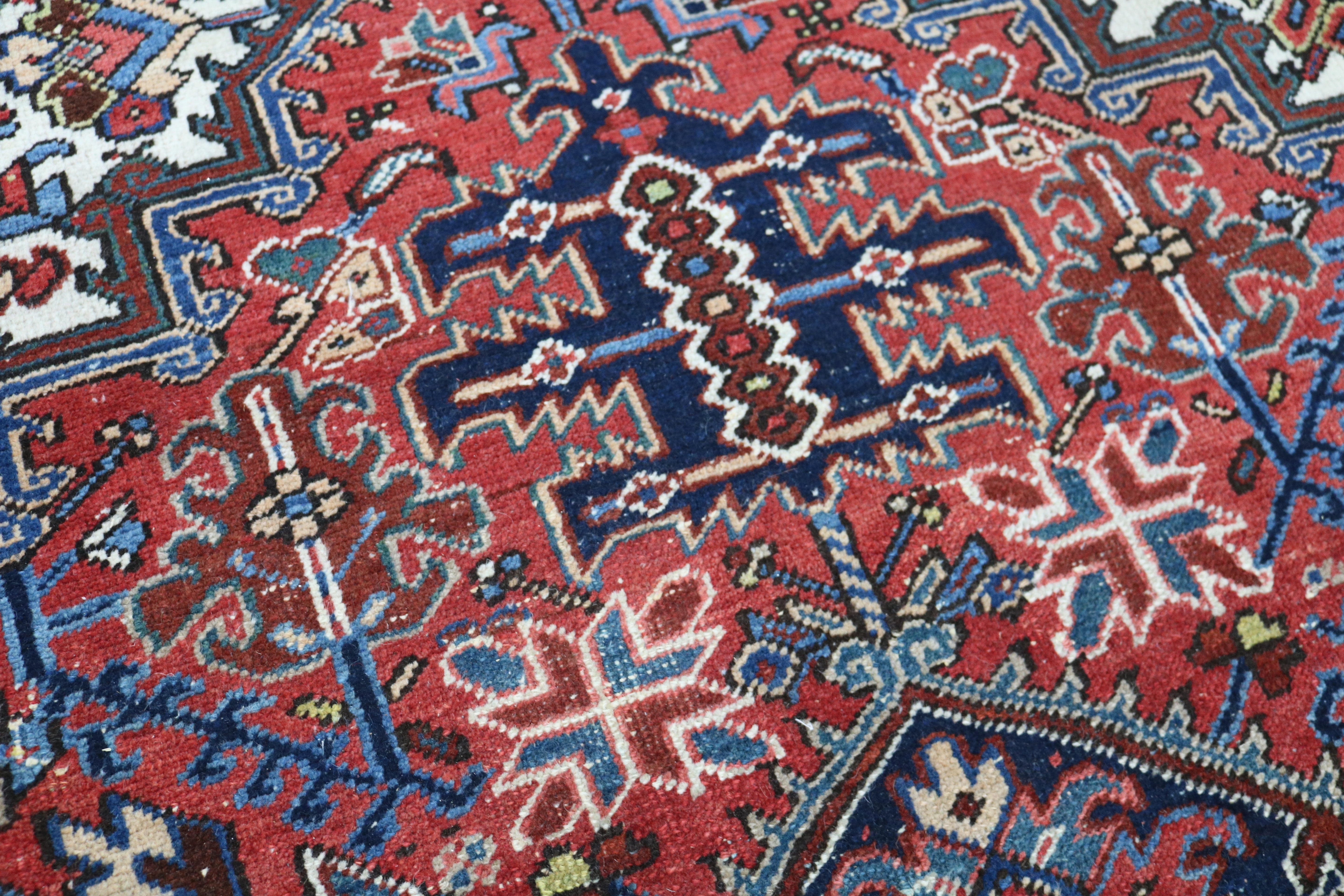 Antique Persian Heriz Carpet, 312 × 251 cm, Circa 1930