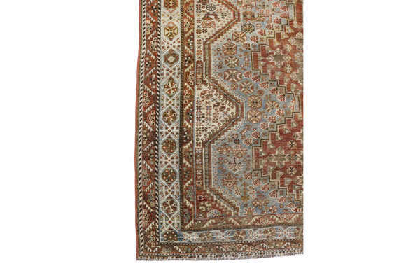 Antique Persian Qashqai Rug 192x150 cm, ca 1920
