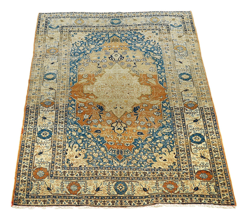 An Exceptional Antique Persian Tabriz Rug for Elegant Kensington Interiors