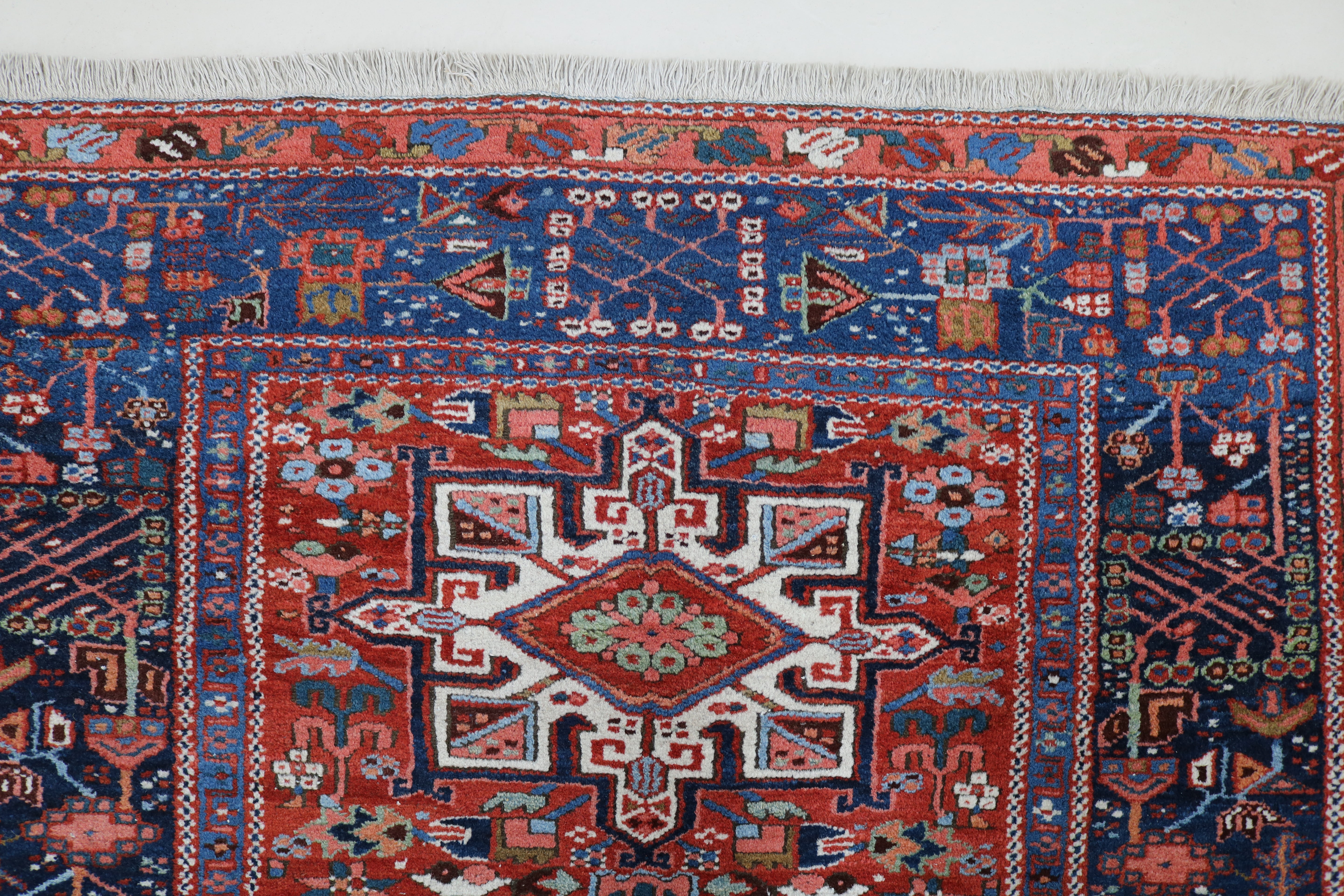 Antique Persian Karaja Rug, 188 × 138 cm, Circa 1910