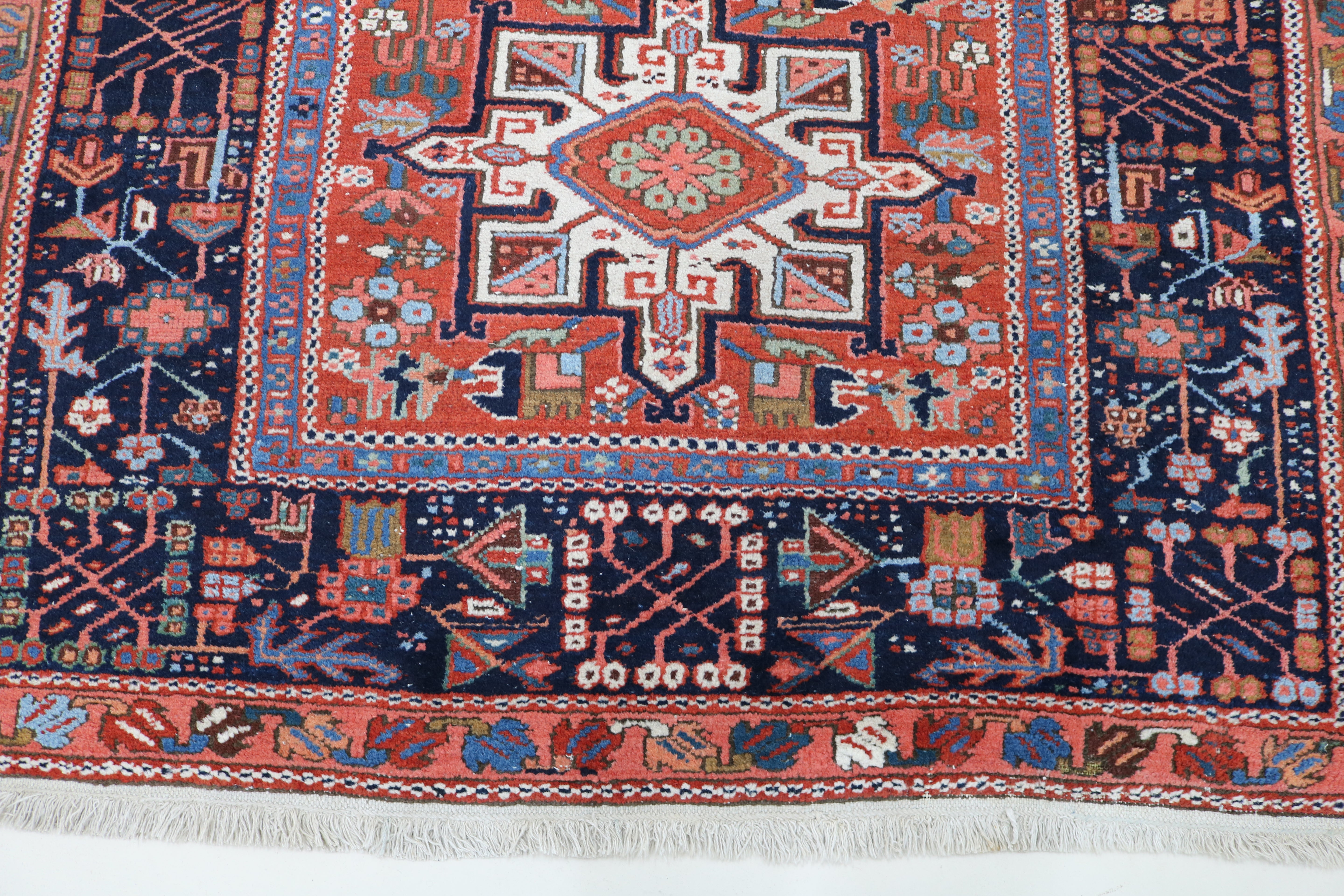 Antique Persian Karaja Rug, 188 × 138 cm, Circa 1910