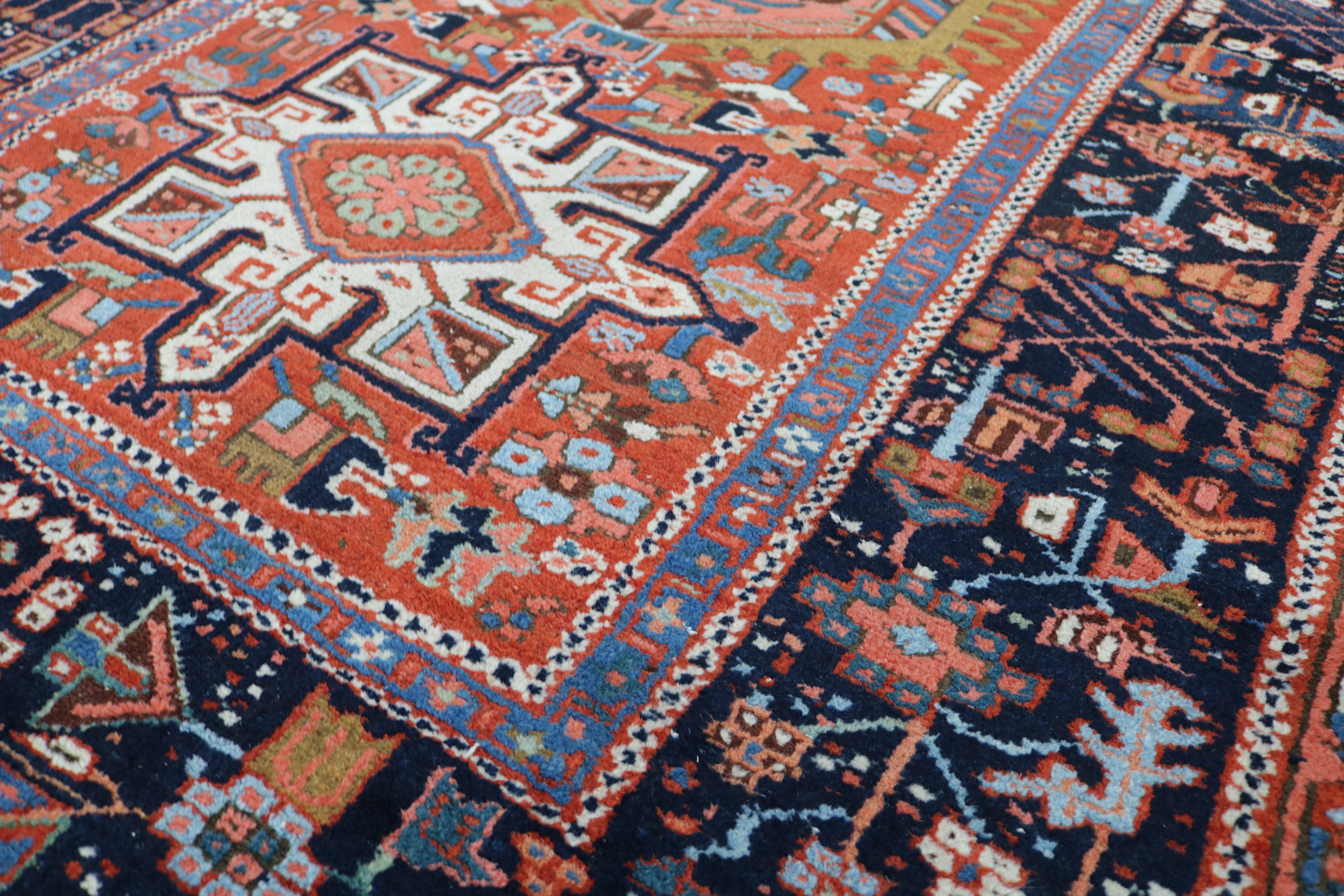 Antique Persian Karaja Rug, 188 × 138 cm, Circa 1910