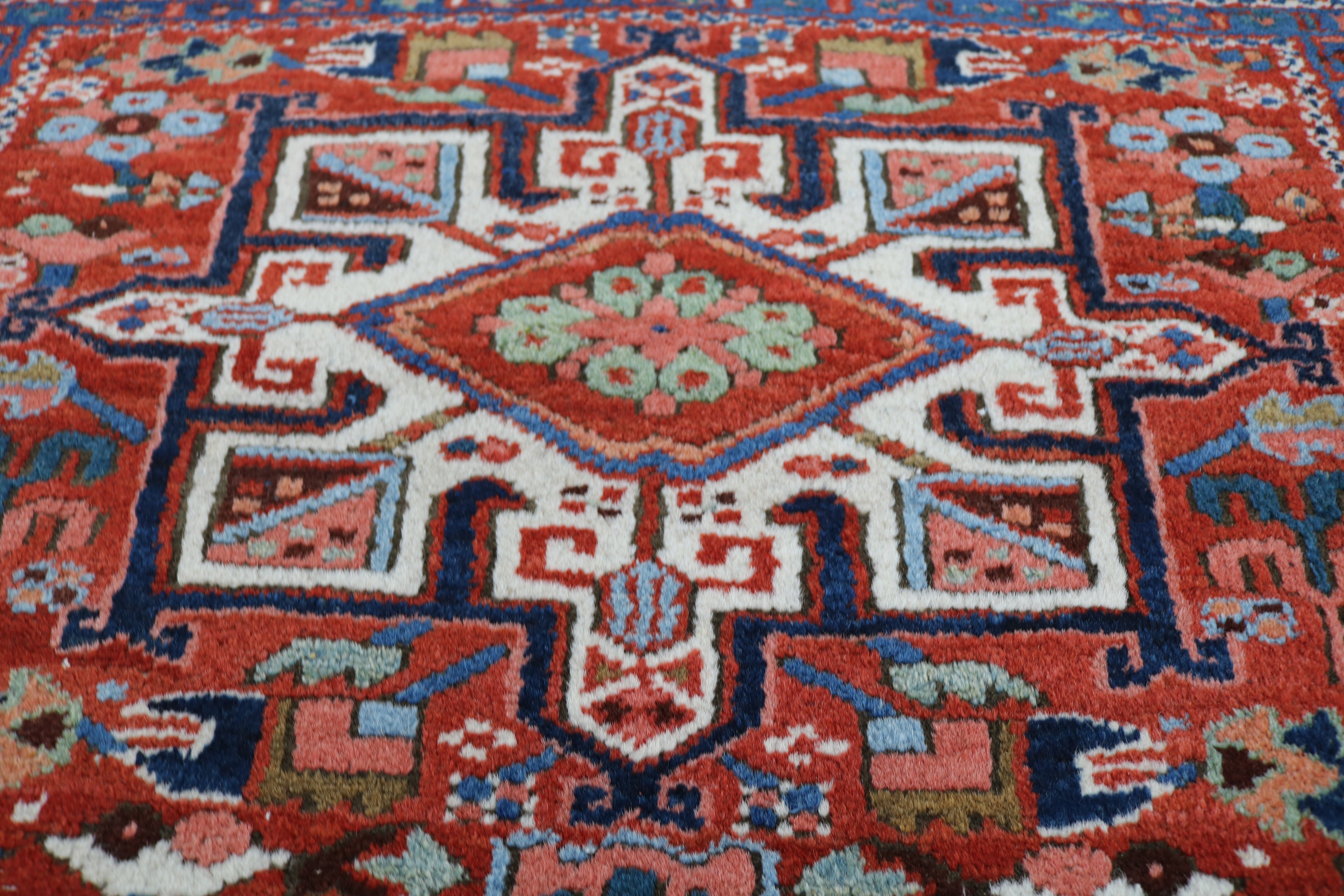 Antique Persian Karaja Rug, 188 × 138 cm, Circa 1910
