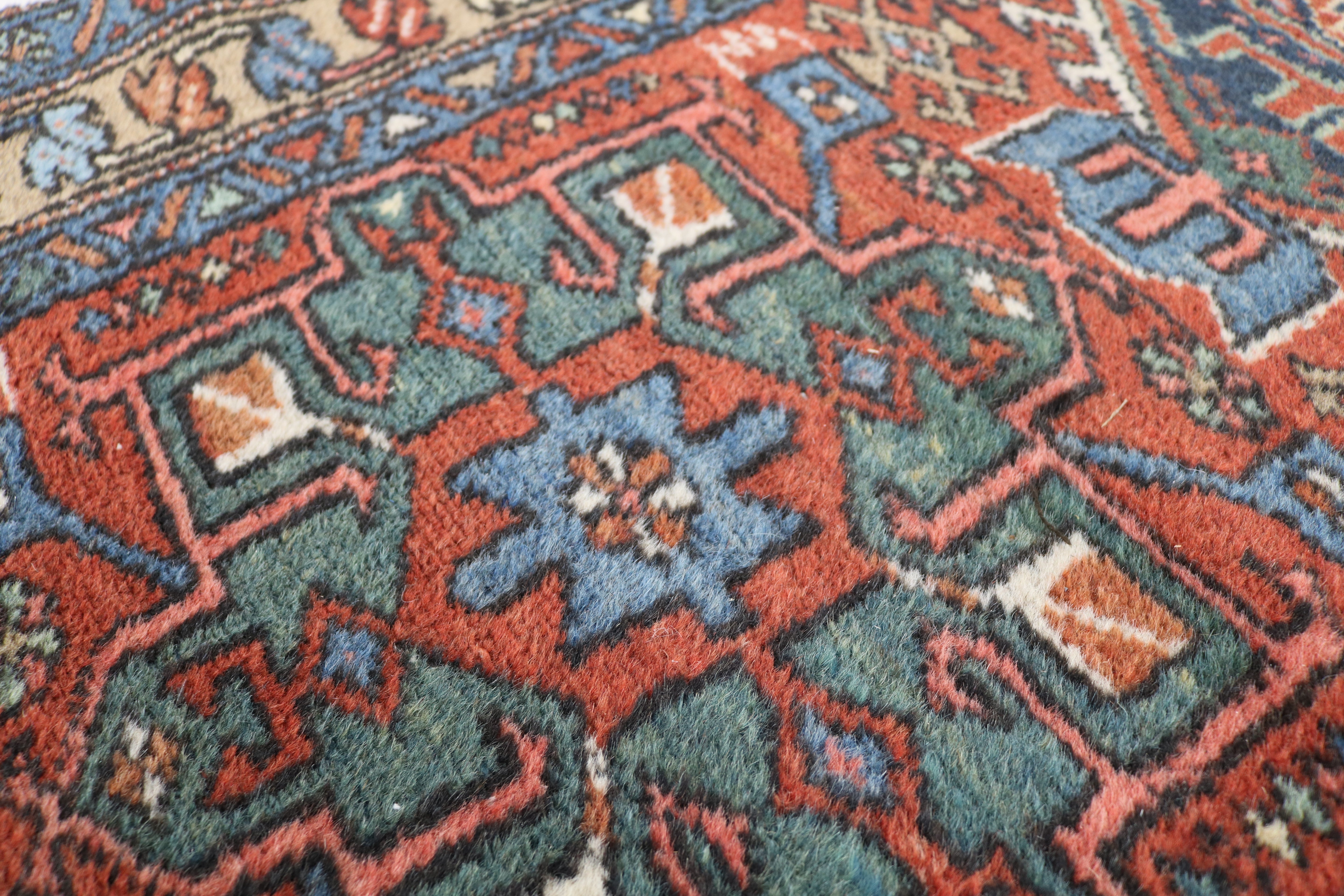 Antique Persian Karaja Runner, 321 × 86 cm, Circa 1930