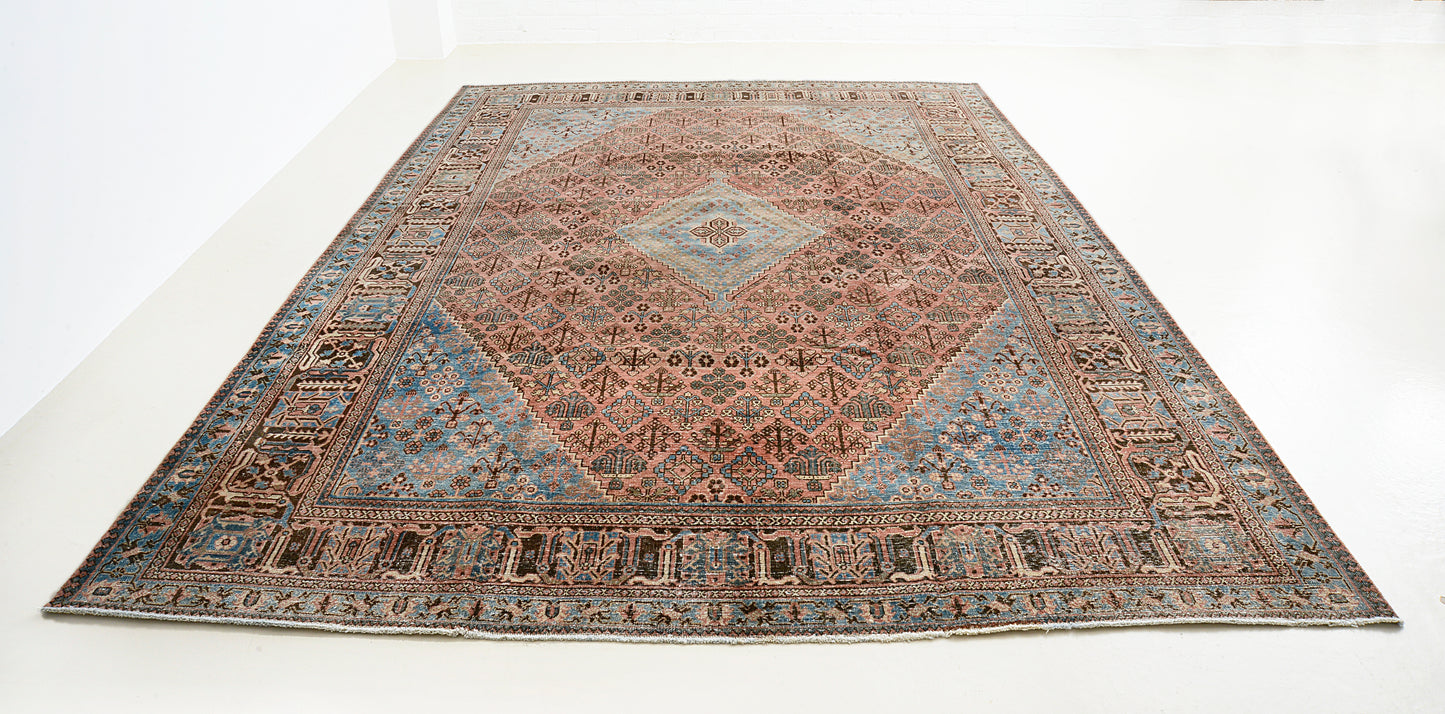 Antique Persian Josheqan Rug, 383 × 275 cm, Circa 1900