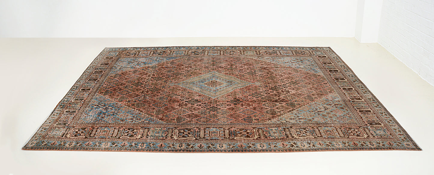 Antique Persian Josheqan Rug, 383 × 275 cm, Circa 1900