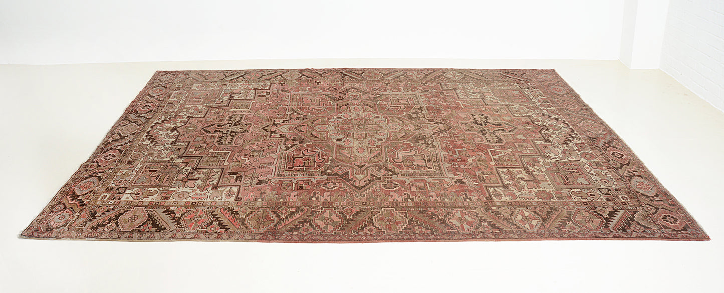 Antique Persian Heriz Carpet, 378 × 287 cm, Circa 1930
