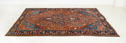 Antique Persian Heriz Carpet, 280 × 216 cm, Circa 1900