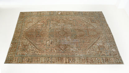 Antique Persian Heriz Carpet, 367 × 247 cm, Circa 1930