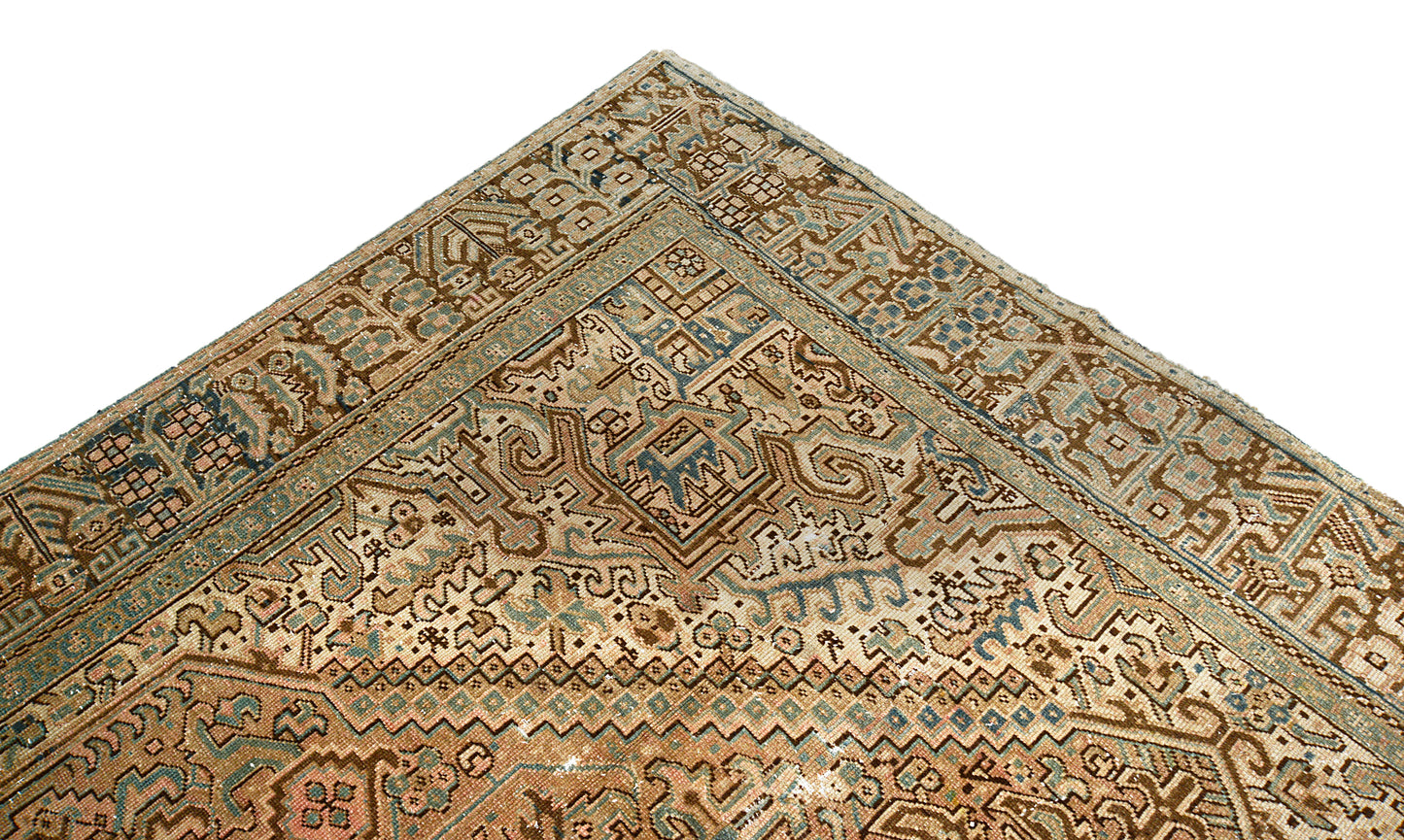 Antique Persian Heriz Carpet, 367 × 247 cm, Circa 1930