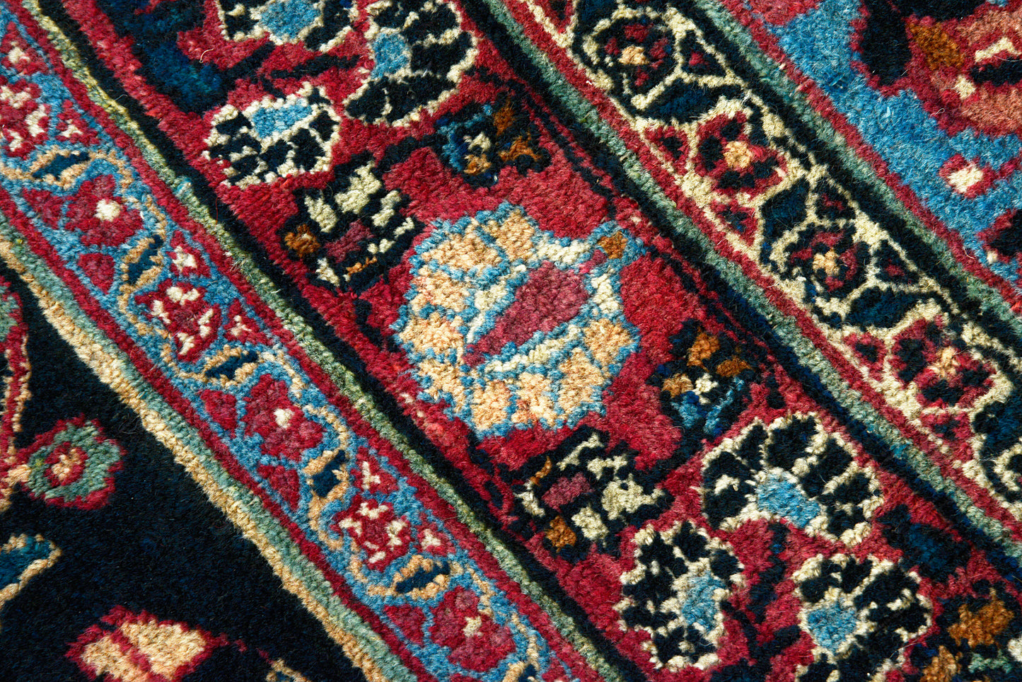 Antique Persian Mashhad Carpet, 360 × 255 cm, Circa 1915