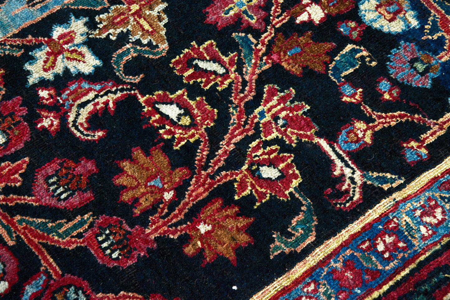 Antique Persian Mashhad Carpet, 360 × 255 cm, Circa 1915