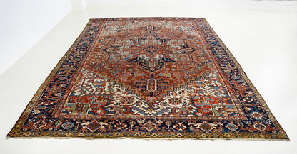 Antique Persian Heriz Carpet, 335 × 253 cm, Circa 1920s