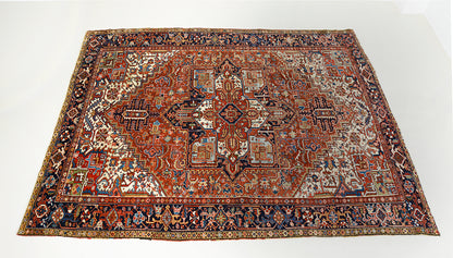 Antique Persian Heriz Carpet, 335 × 253 cm, Circa 1920s