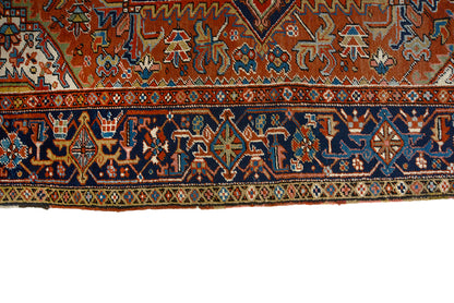 Antique Persian Heriz Carpet, 335 × 253 cm, Circa 1920s