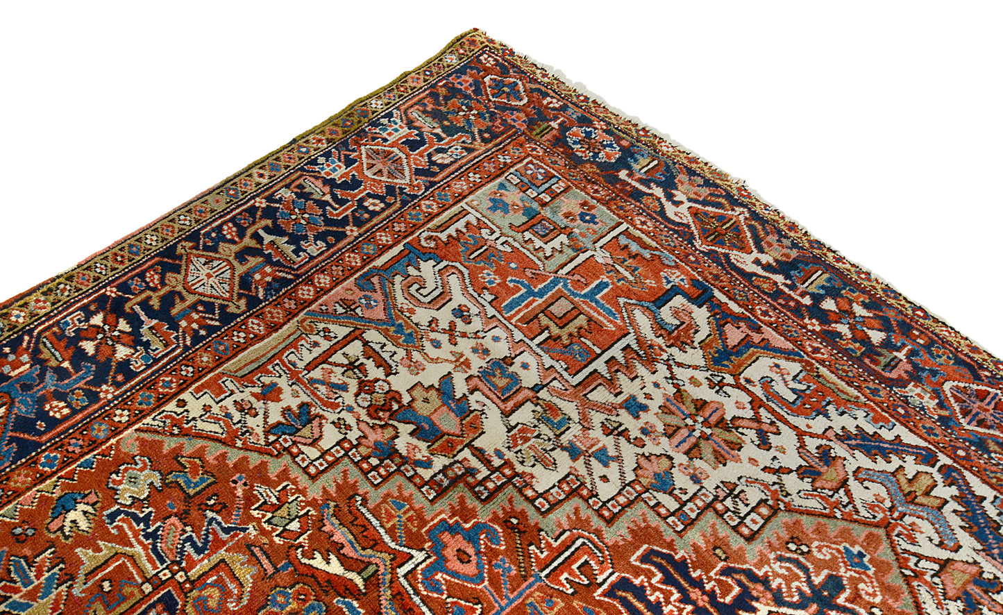 Antique Persian Heriz Carpet, 335 × 253 cm, Circa 1920s