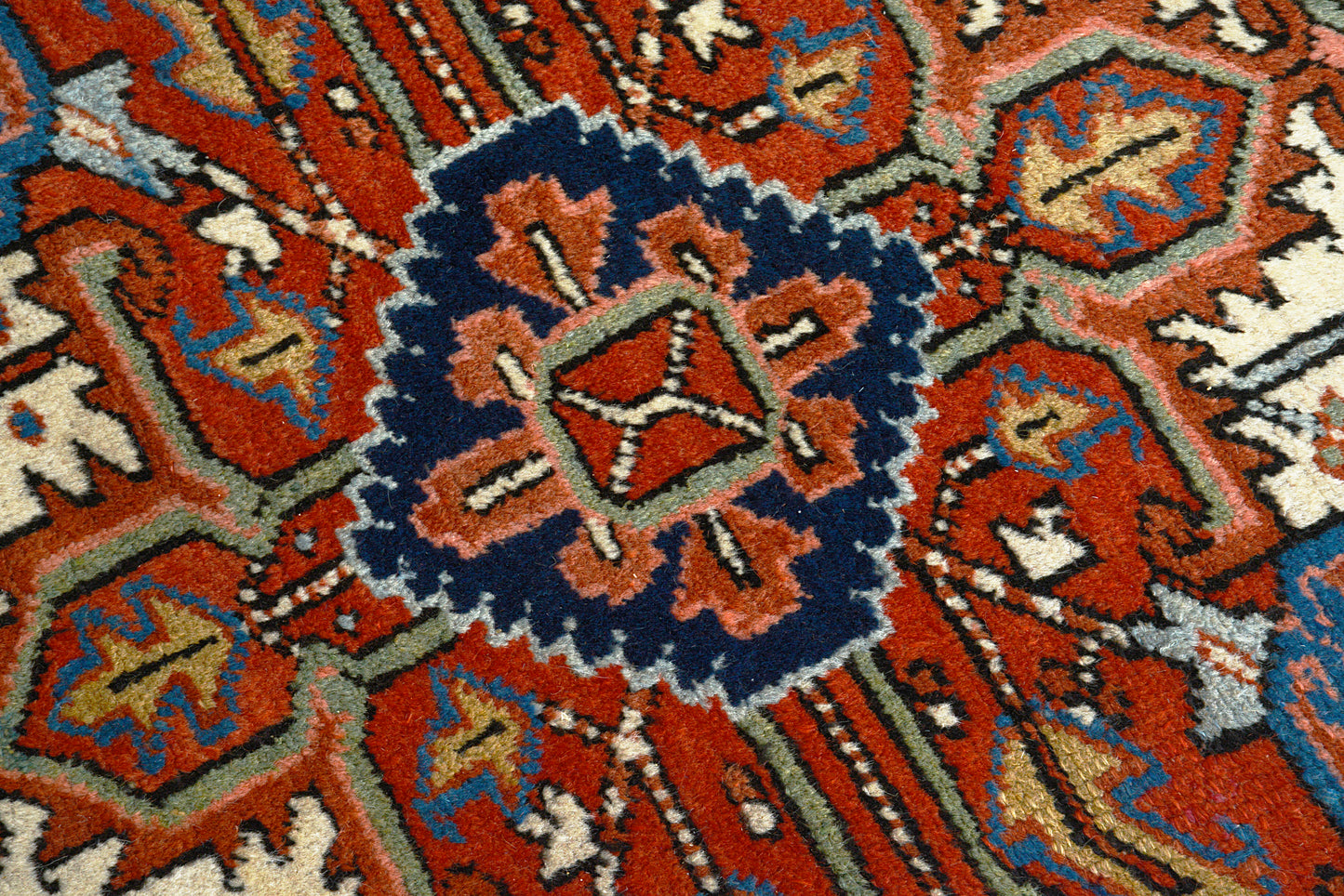 Antique Persian Heriz Carpet, 335 × 253 cm, Circa 1920s