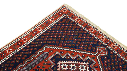 Antique Persian Afshar Rug, 135 × 100 cm, Circa 1930