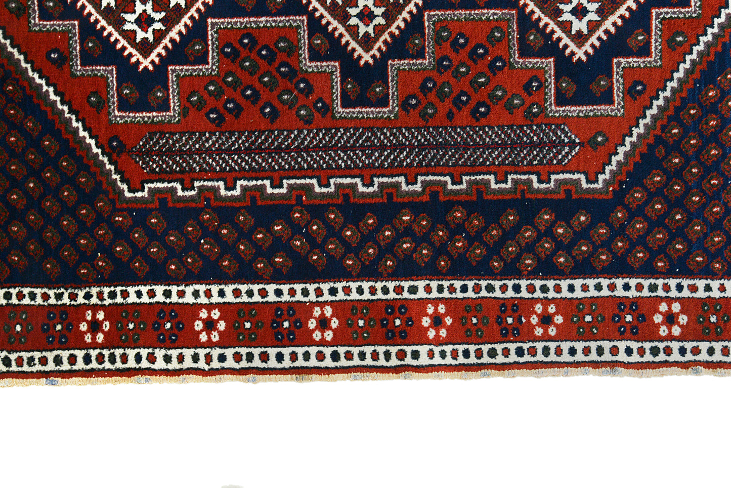 Antique Persian Afshar Rug, 135 × 100 cm, Circa 1930