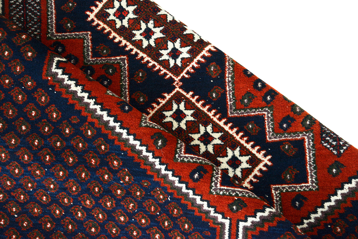 Antique Persian Afshar Rug, 135 × 100 cm, Circa 1930