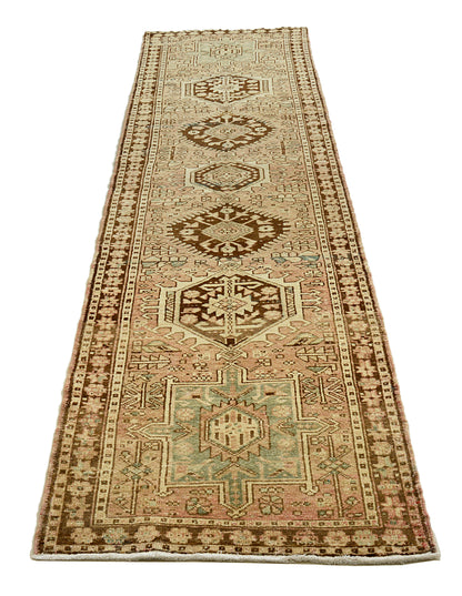 Antique Persian Heriz Runner, 315 × 85 cm, Circa 1930